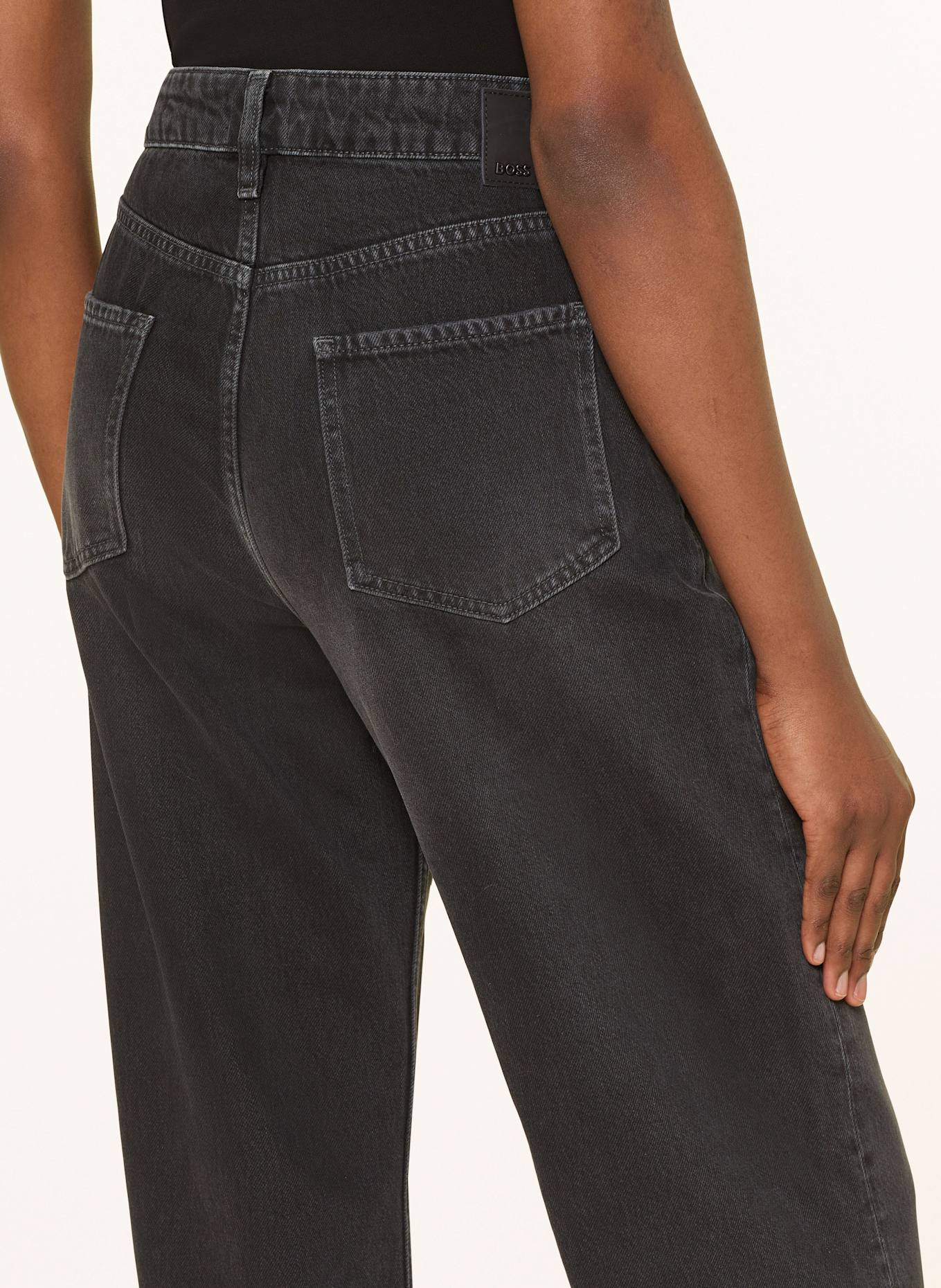 BOSS Boyfriend Jeans CROSSROAD: 001 BLACK