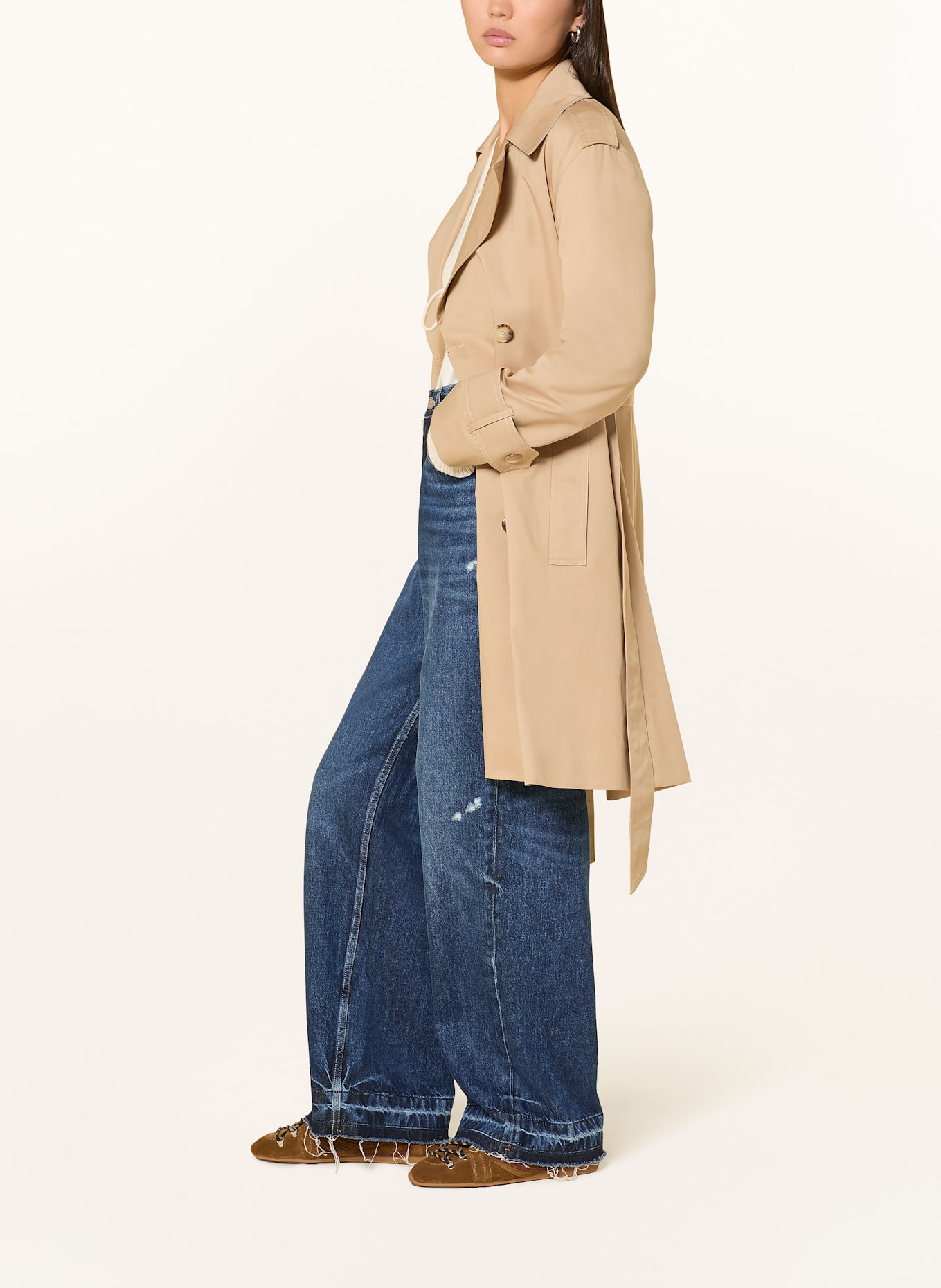 BOSS Wide Leg Jeans SLOUCHY: 421 MEDIUM BLUE