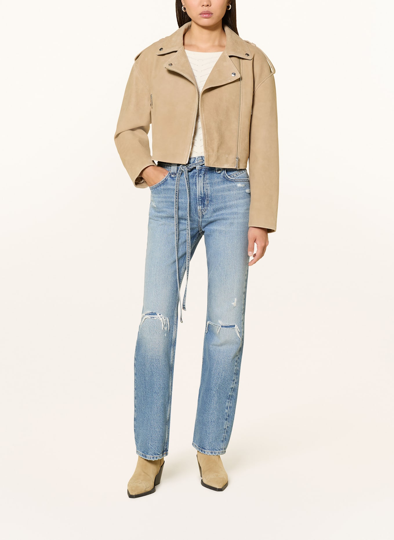 BOSS Straight jeans ADA: 431 BRIGHT BLUE