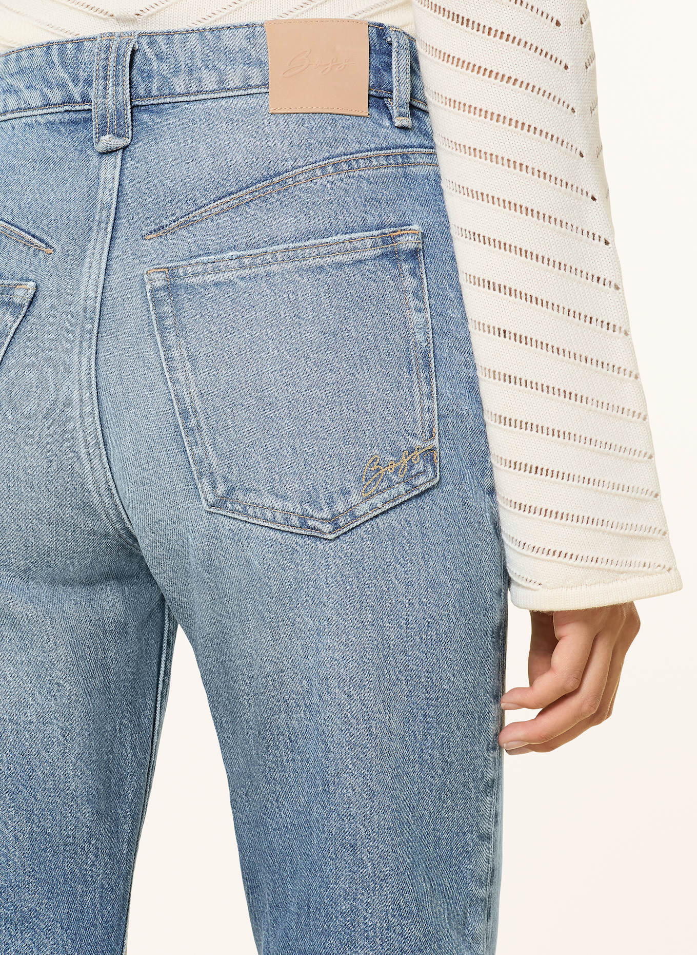 BOSS Straight jeans ADA: 431 BRIGHT BLUE