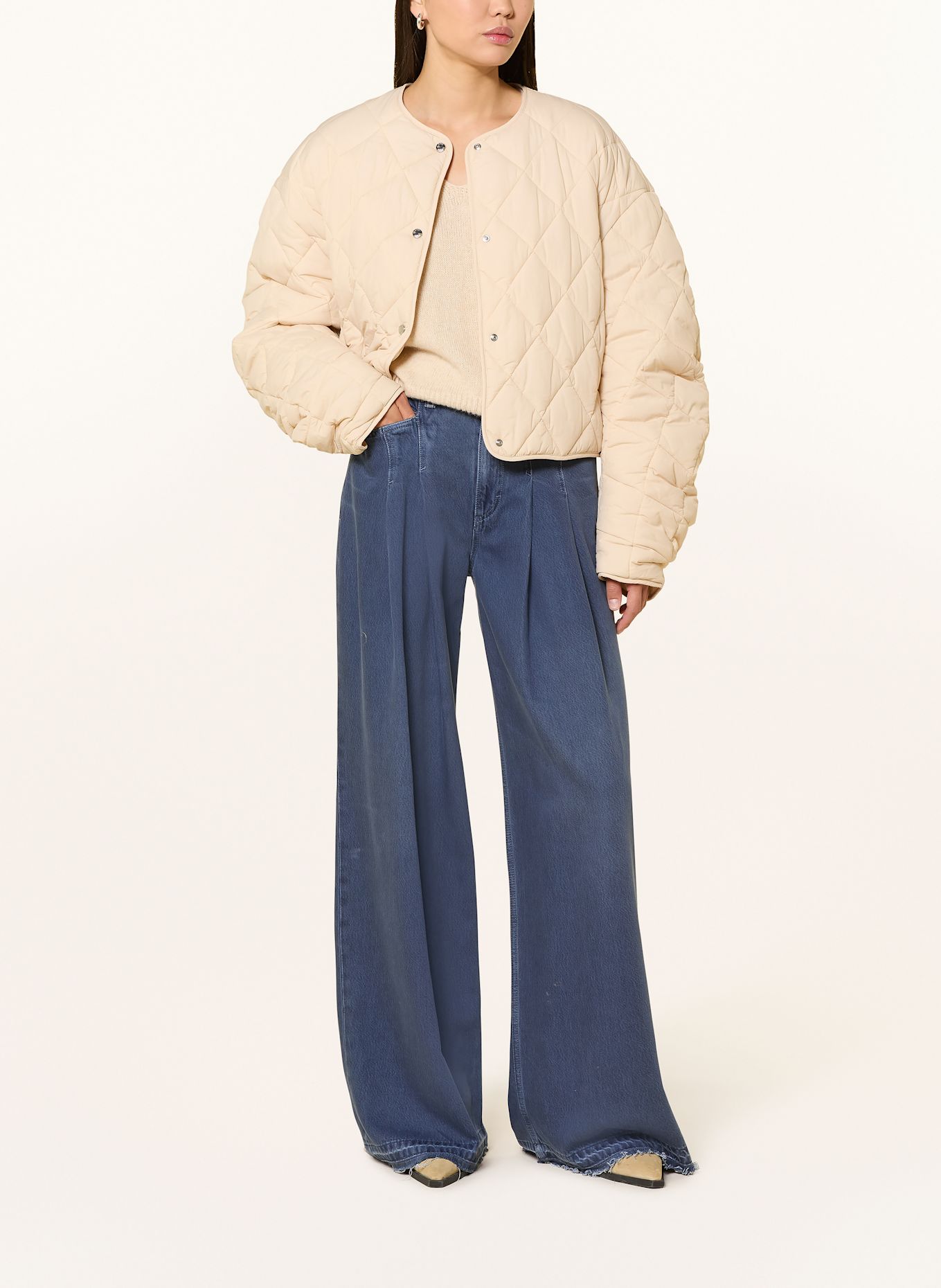 BOSS Wide Leg Jeans SLOUCHY: 030 MEDIUM GREY