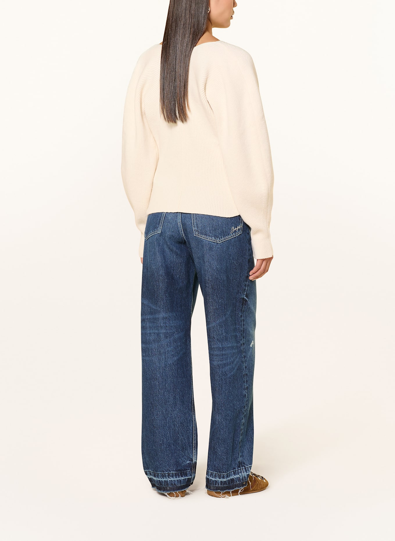 BOSS Strickjacke FUMM: ECRU