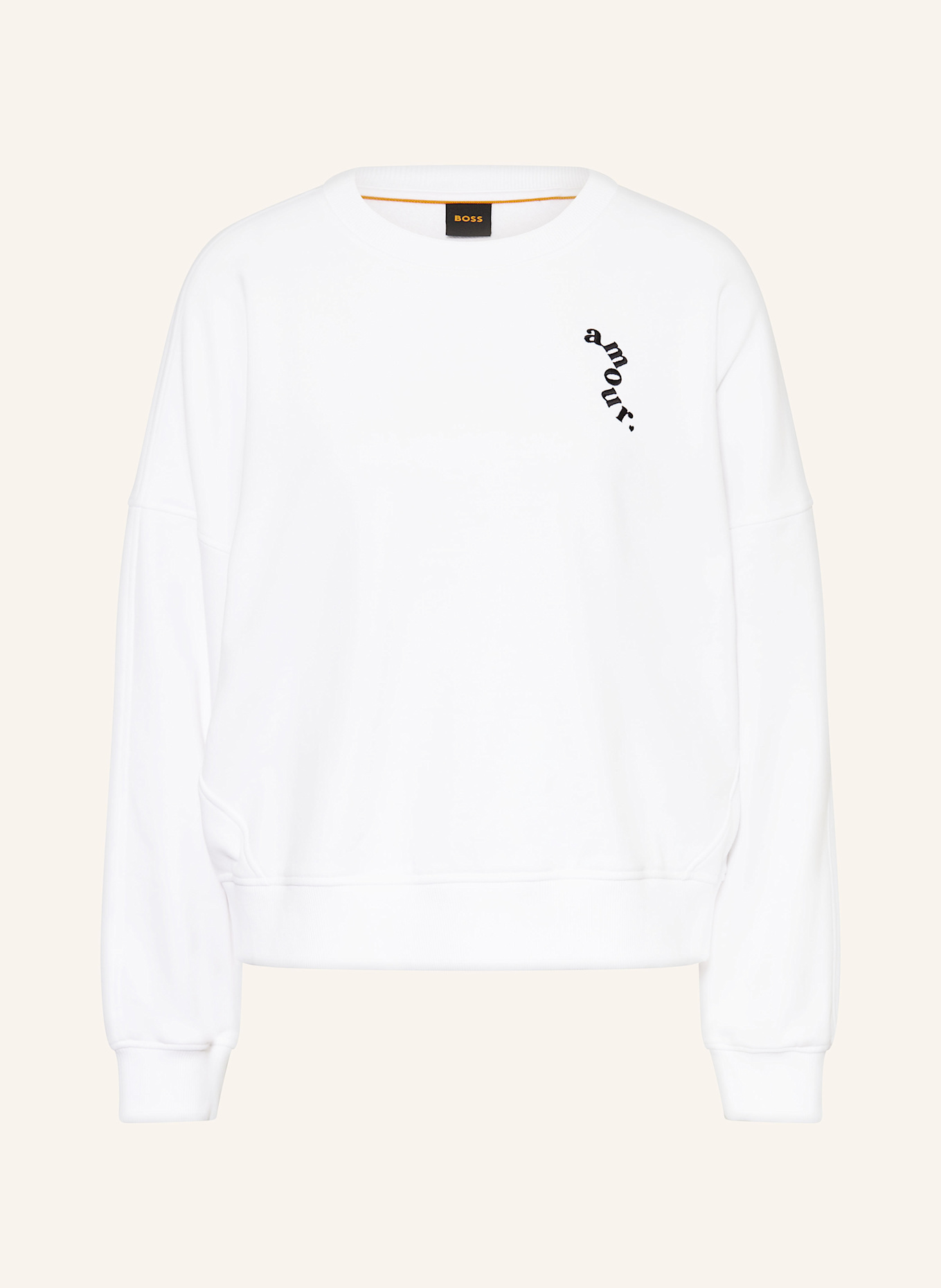 BOSS Sweatshirt EVER VALENTINE: WHITE