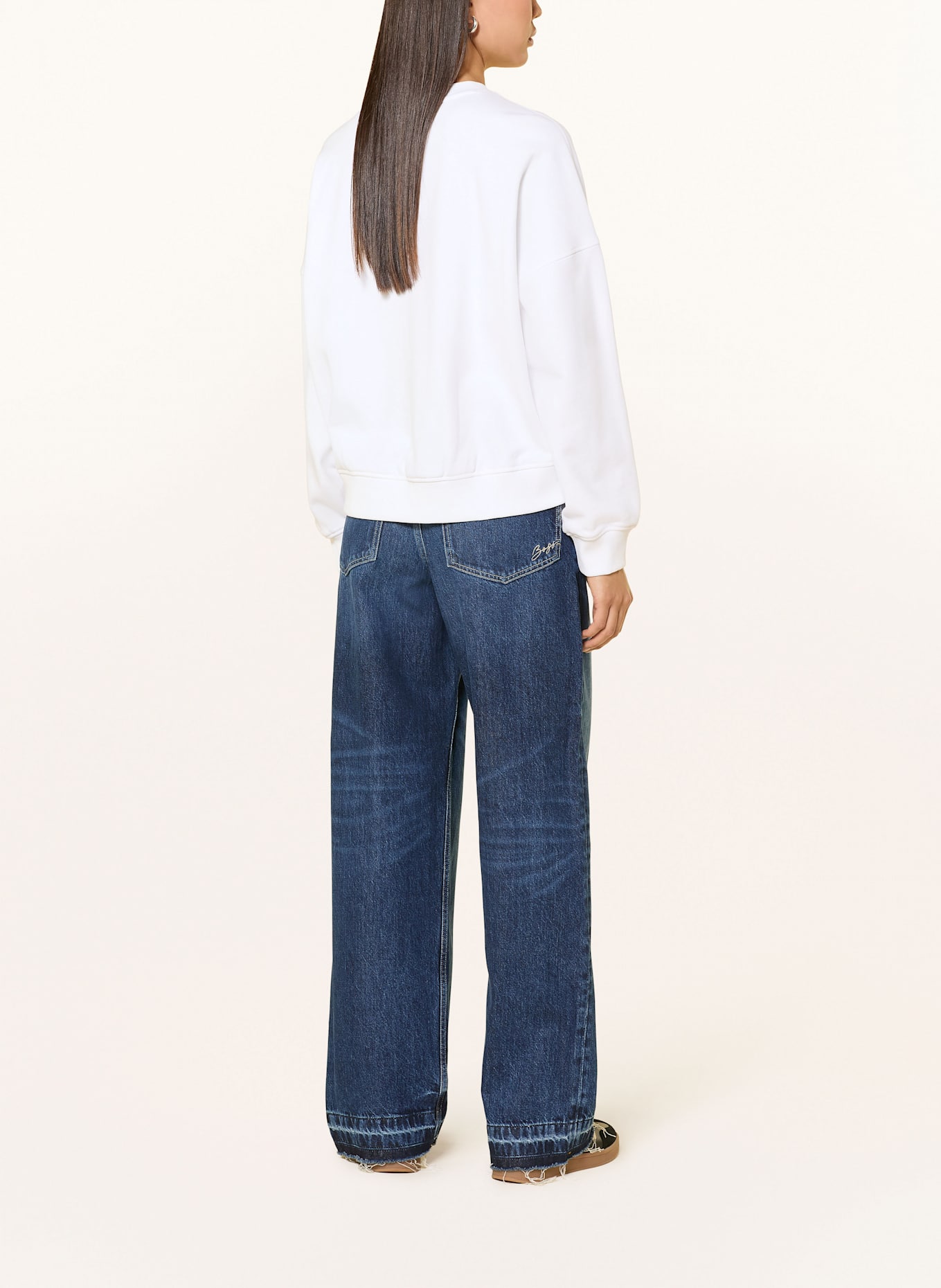 BOSS Sweatshirt EVER VALENTINE: WHITE