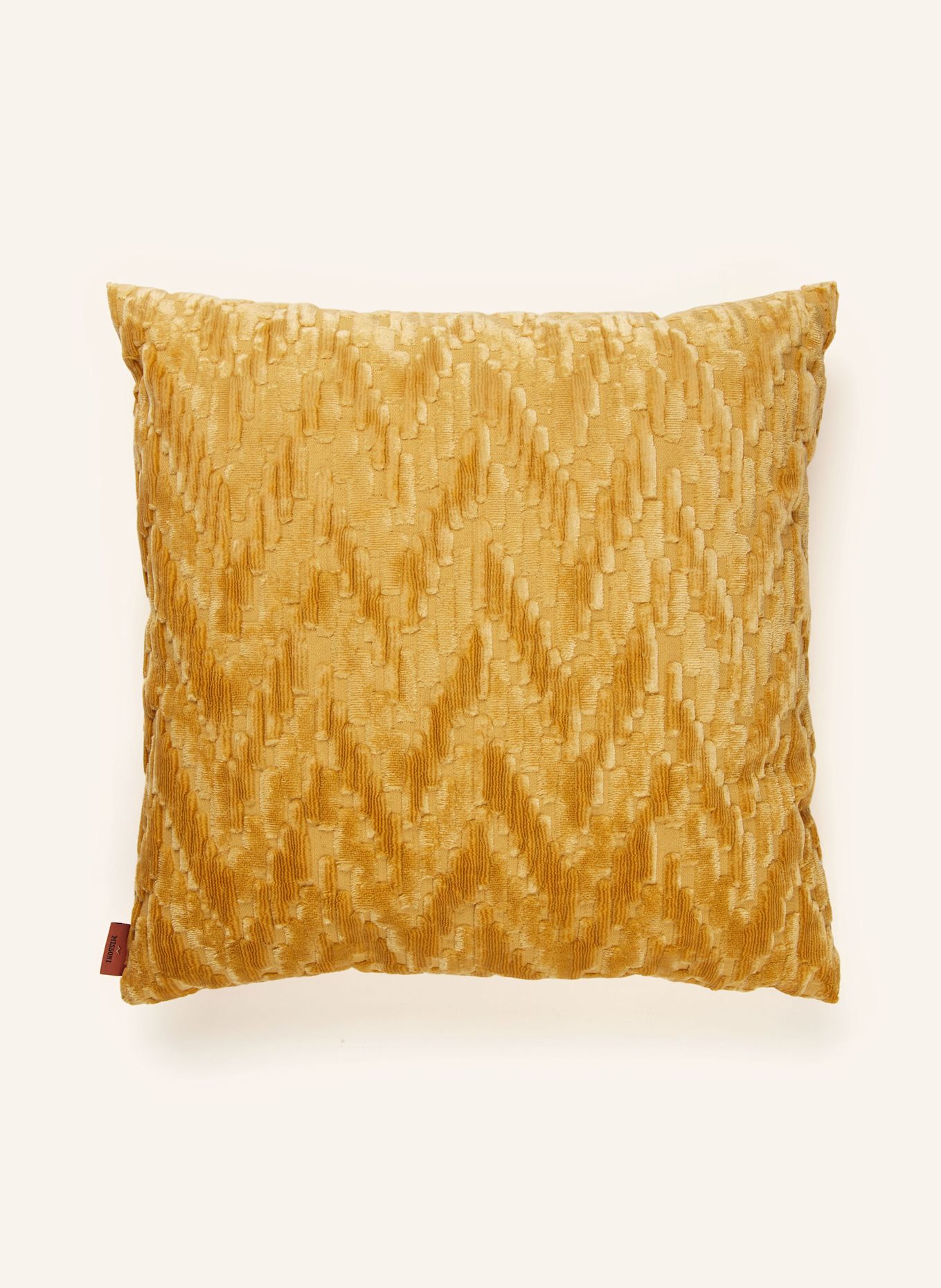 MISSONI Home Dekoracyjna poduszka FOSSILE z puchowym wypełnieniem: CIEMNOŻÓŁTY