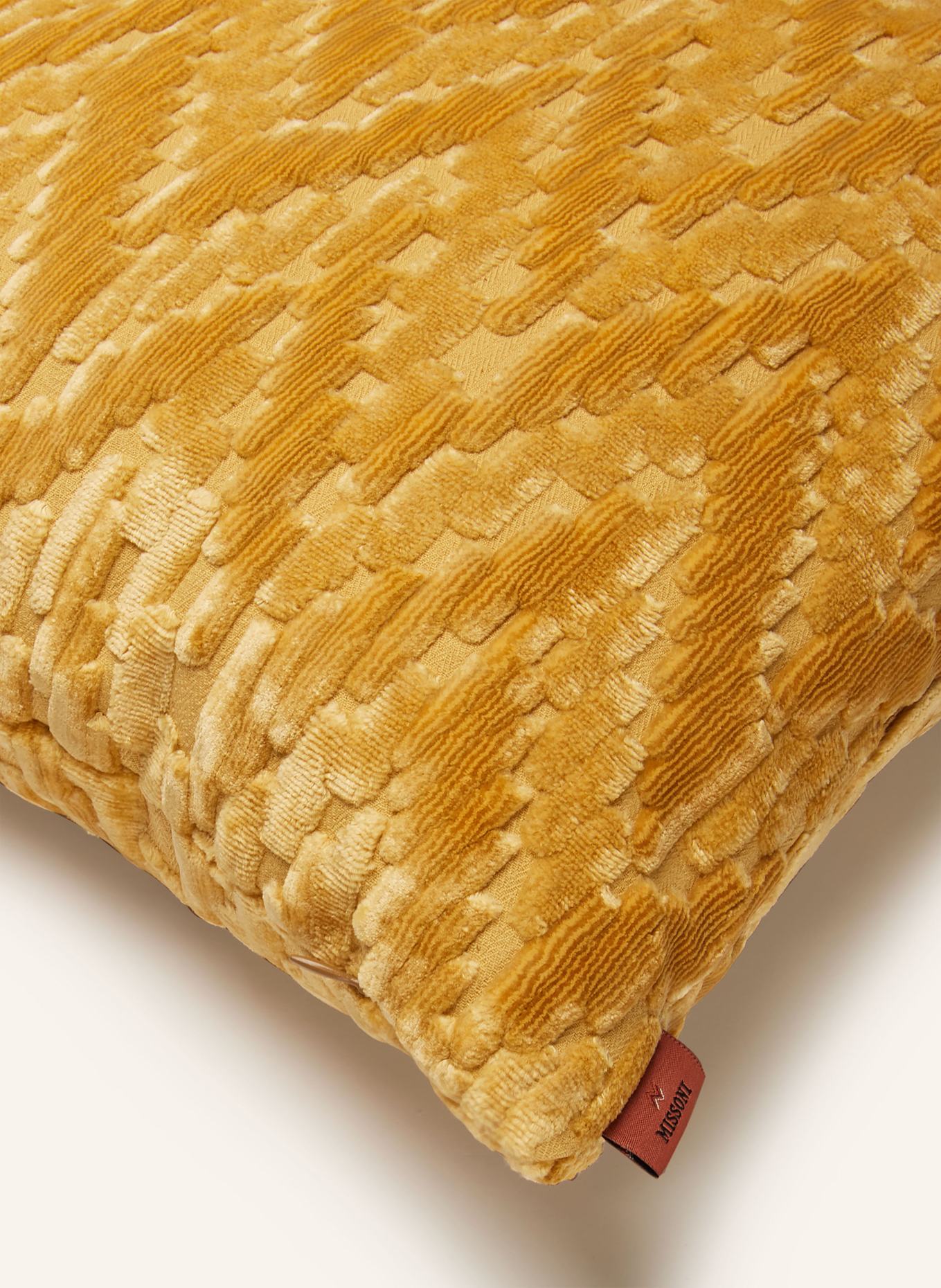 MISSONI Home Dekoracyjna poduszka FOSSILE z puchowym wypełnieniem: CIEMNOŻÓŁTY