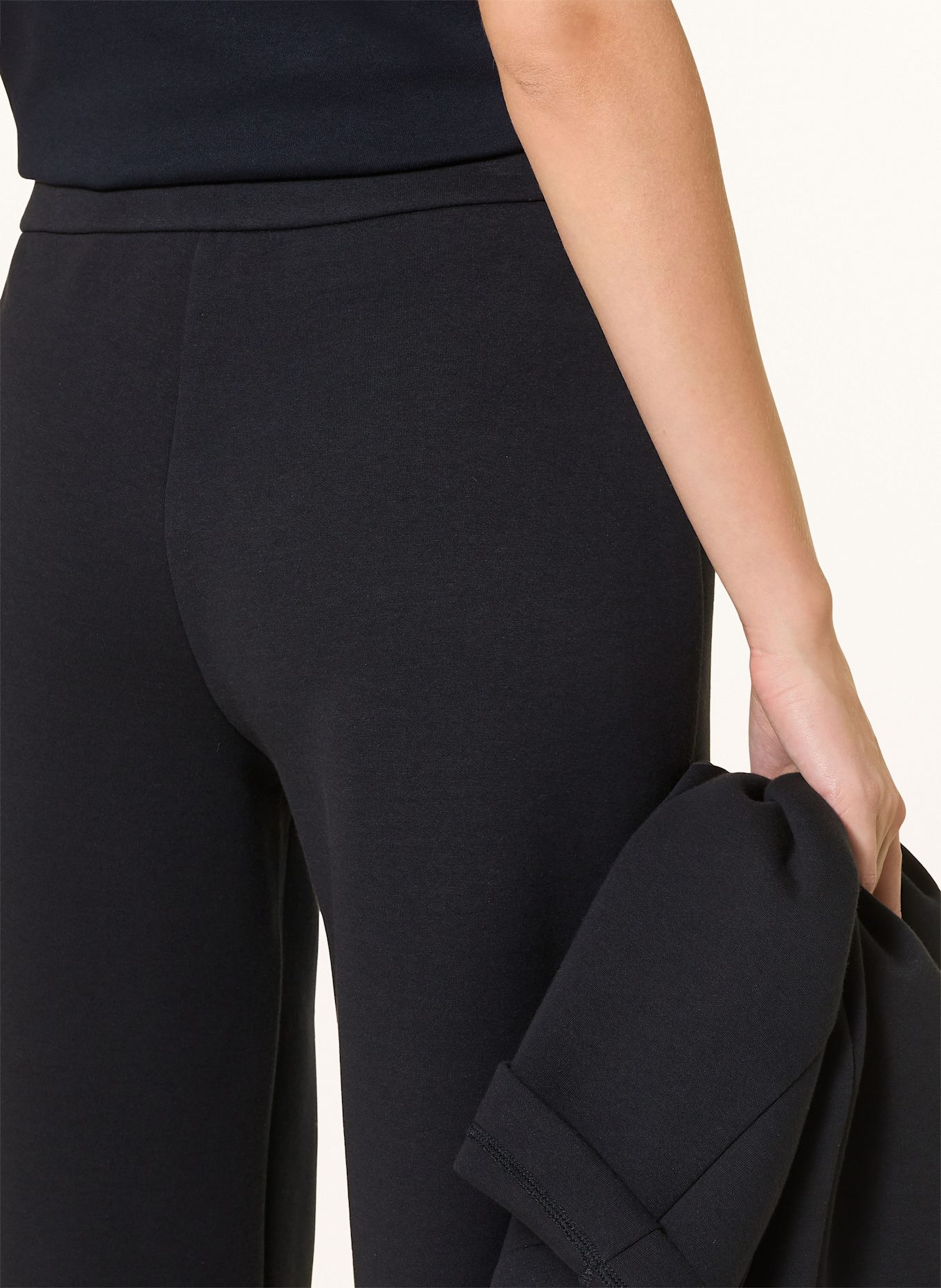 Marc O'Polo Wide leg trousers: DARK BLUE