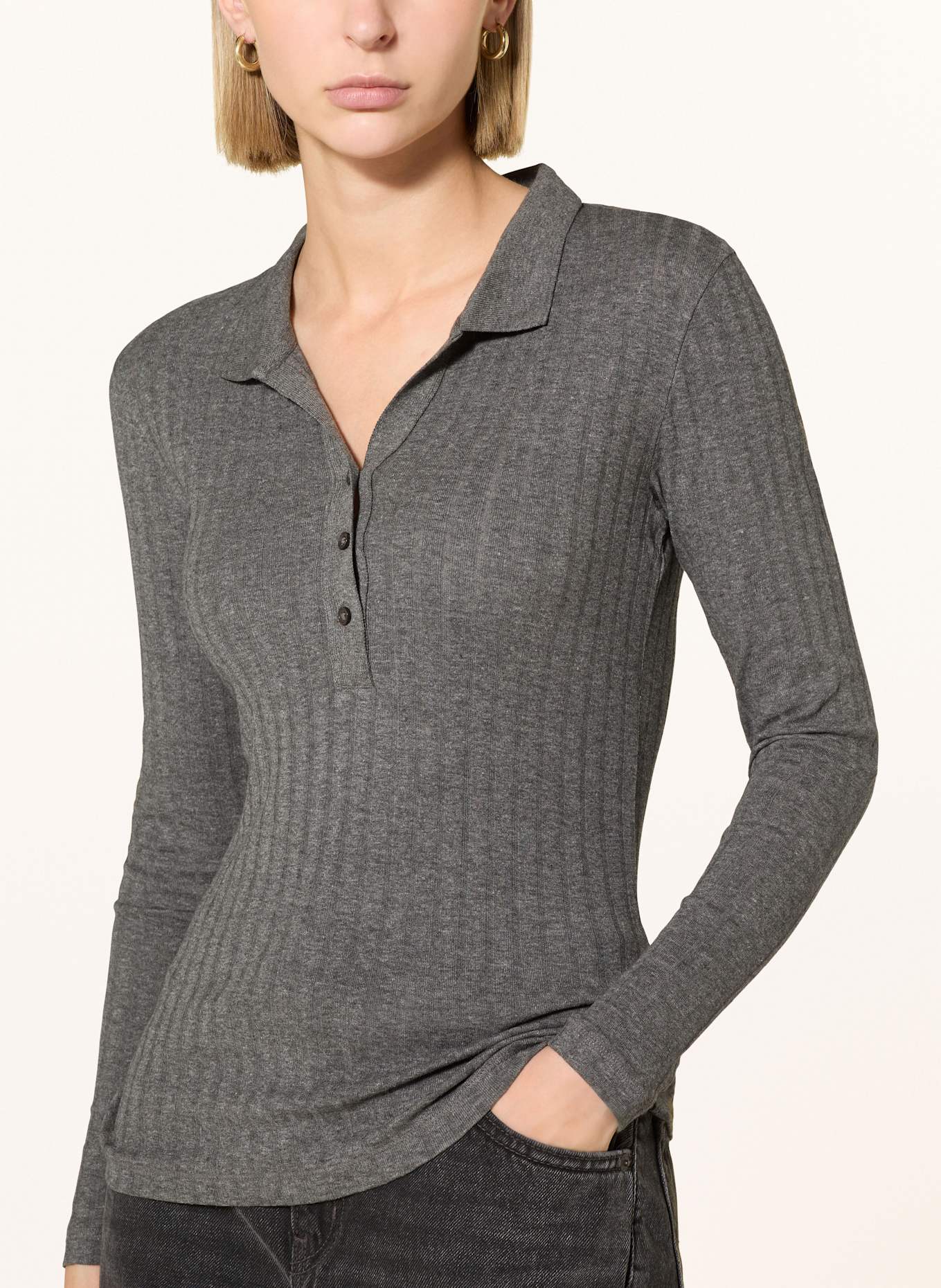 Marc O'Polo Longsleeve: GRAU
