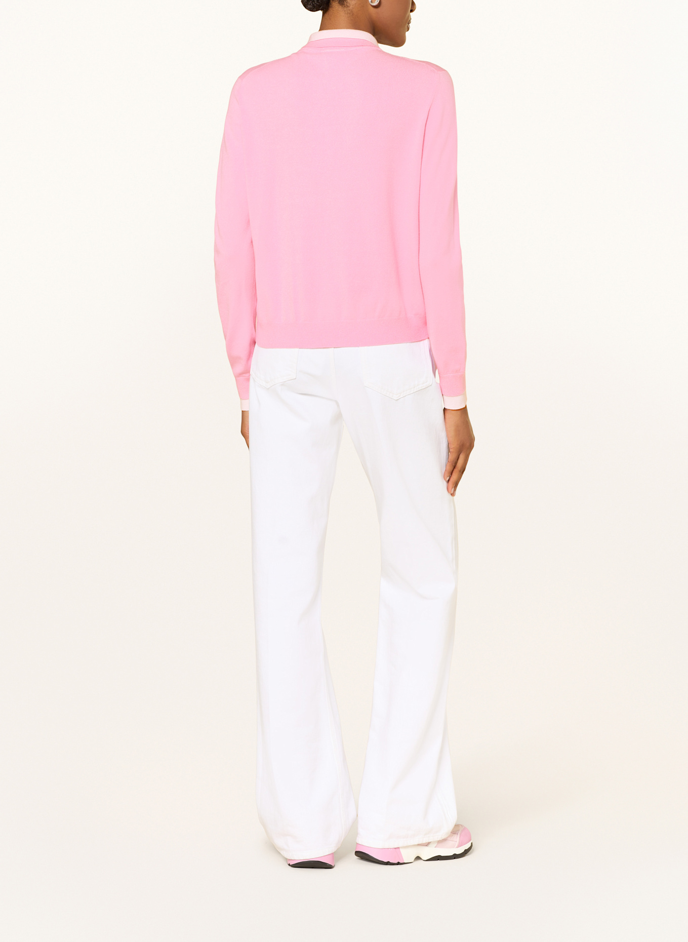 RIANI Koszulka polo z dzianiny: RÓŻOWY / JASNORÓŻOWY