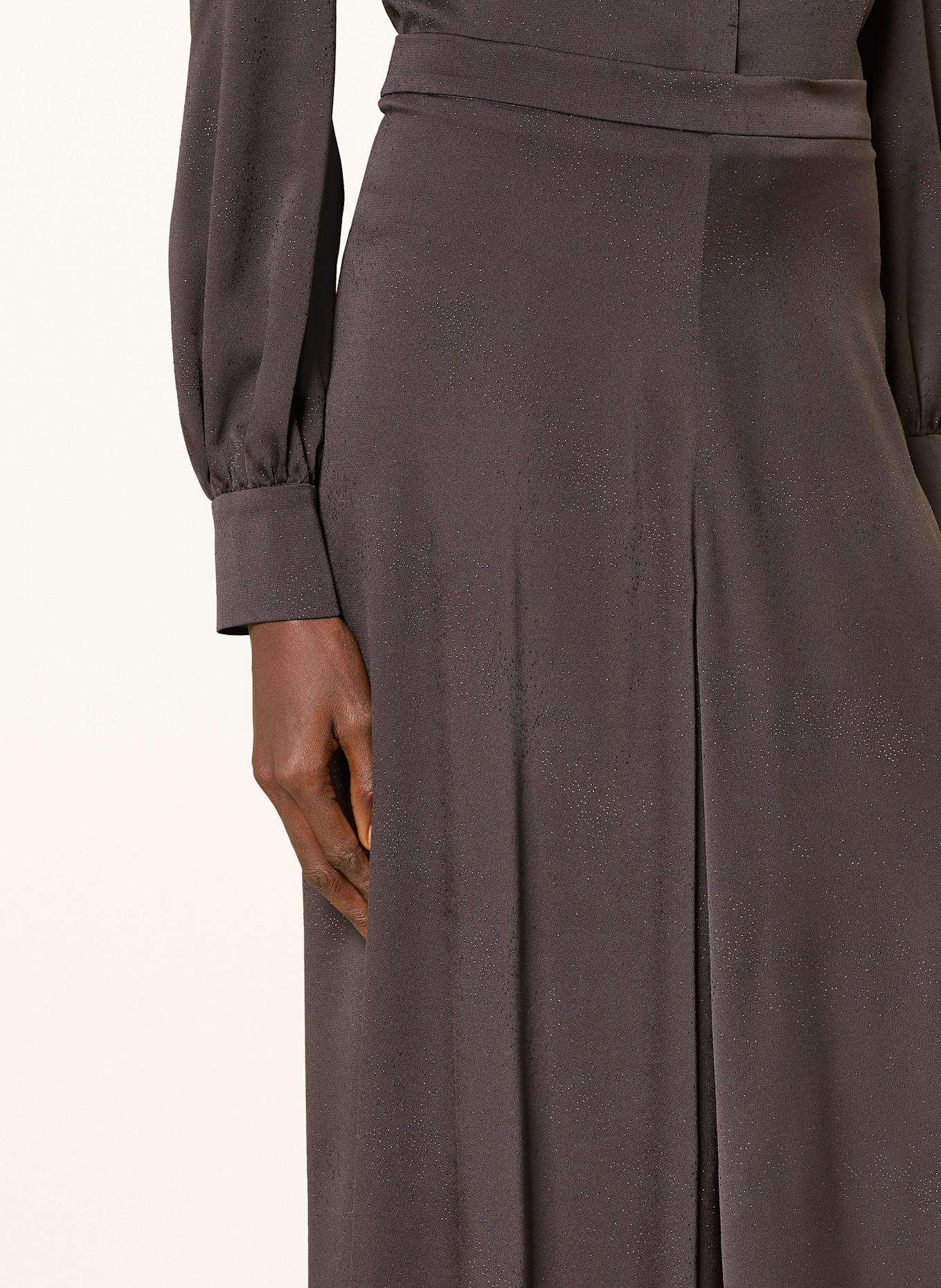 RIANI Sukně s ozdobnými perličkami: TMAVĚ HNĚDÁ