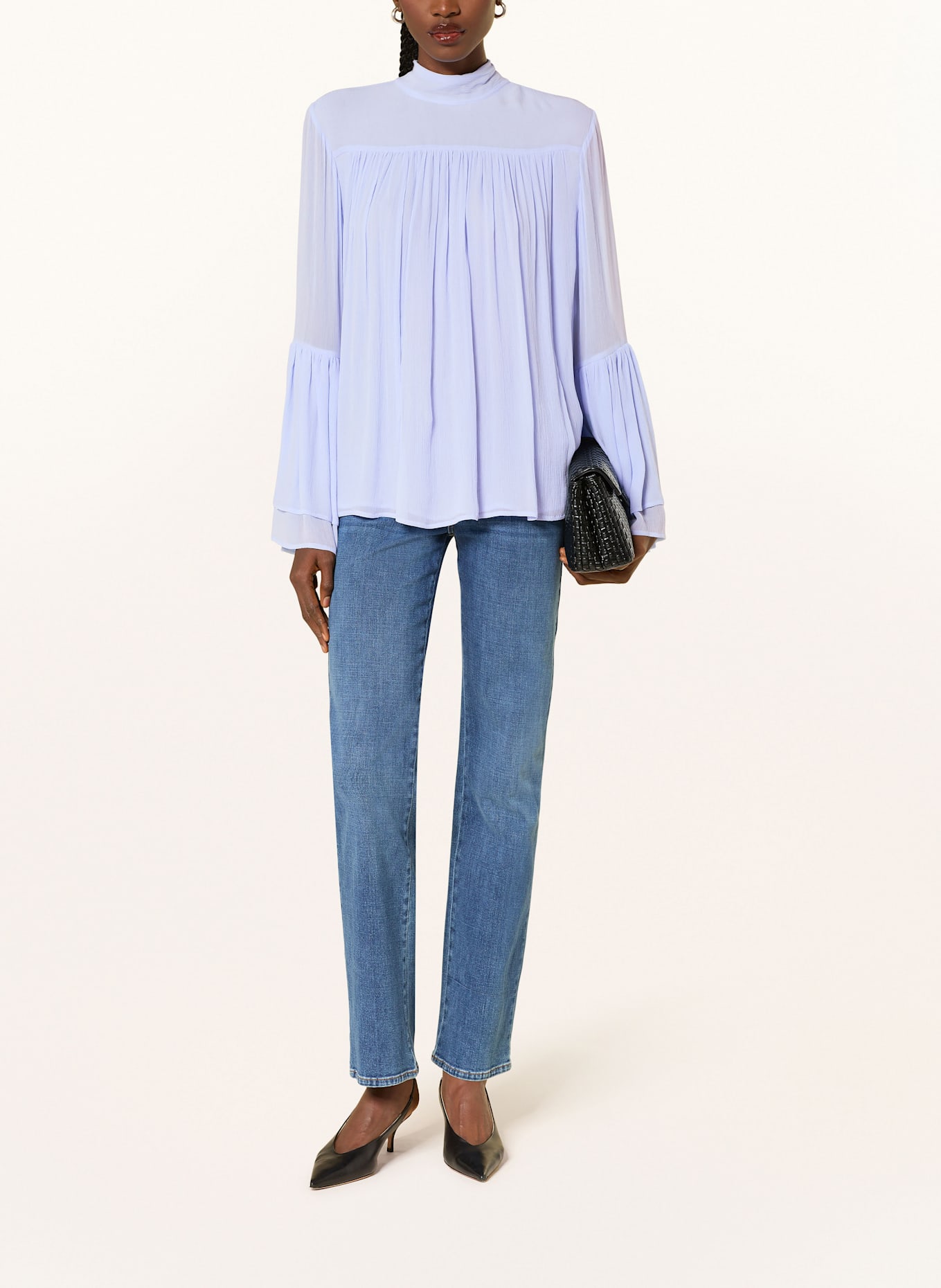 RIANI Schluppenbluse: HELLBLAU