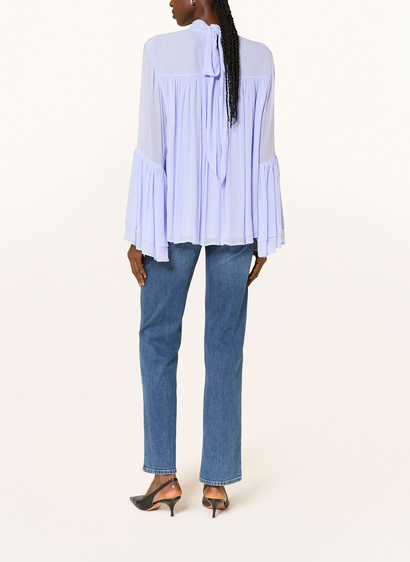 RIANI Schluppenbluse: HELLBLAU