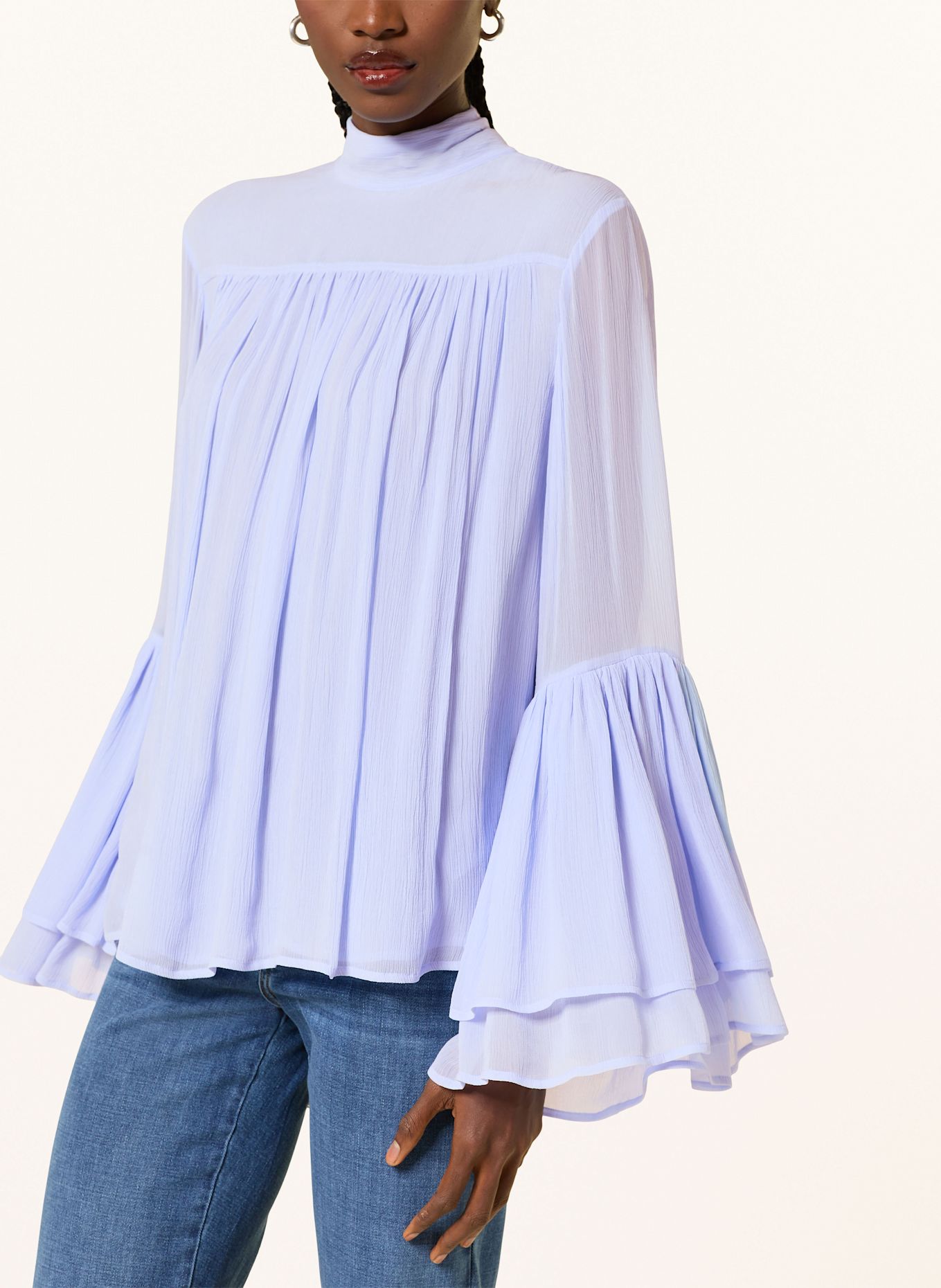 RIANI Schluppenbluse: HELLBLAU