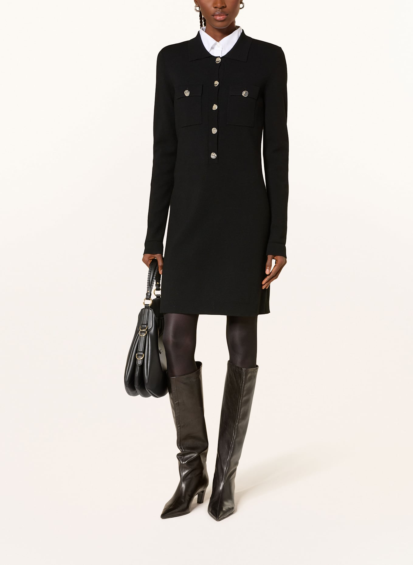 RIANI Strickkleid: SCHWARZ