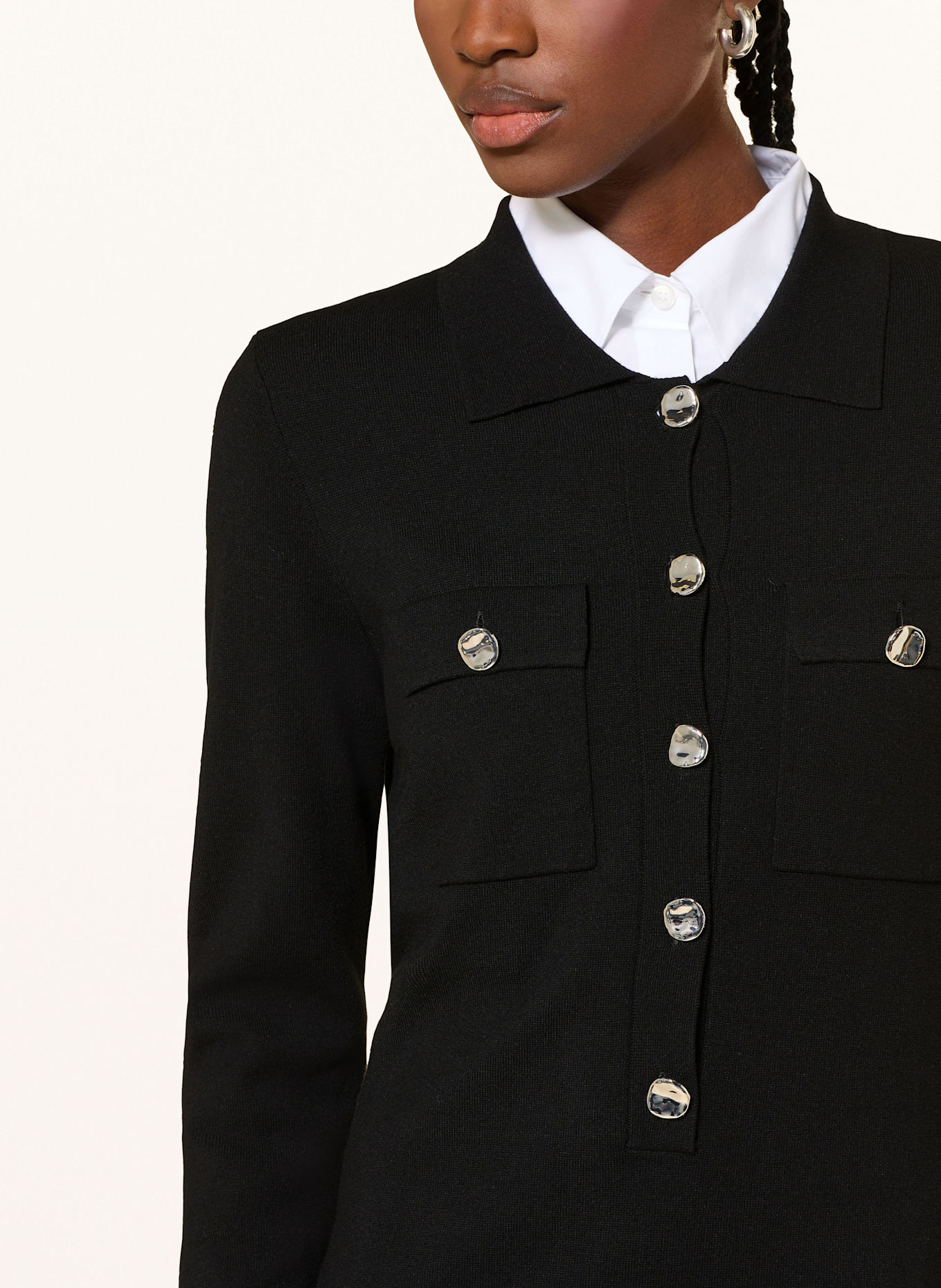 RIANI Strickkleid: SCHWARZ