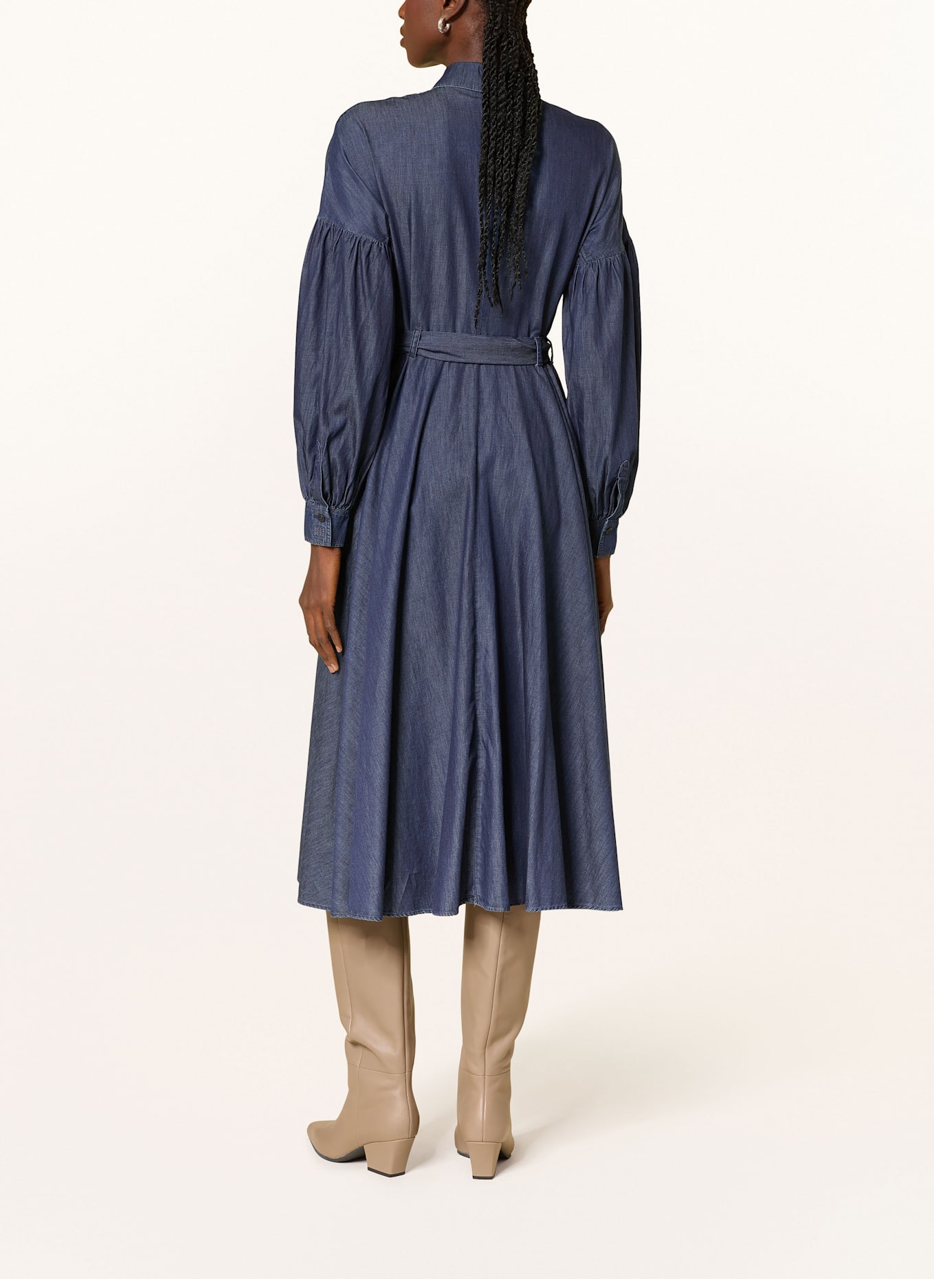 RIANI Džínové košilové šaty: 493 dark blue used