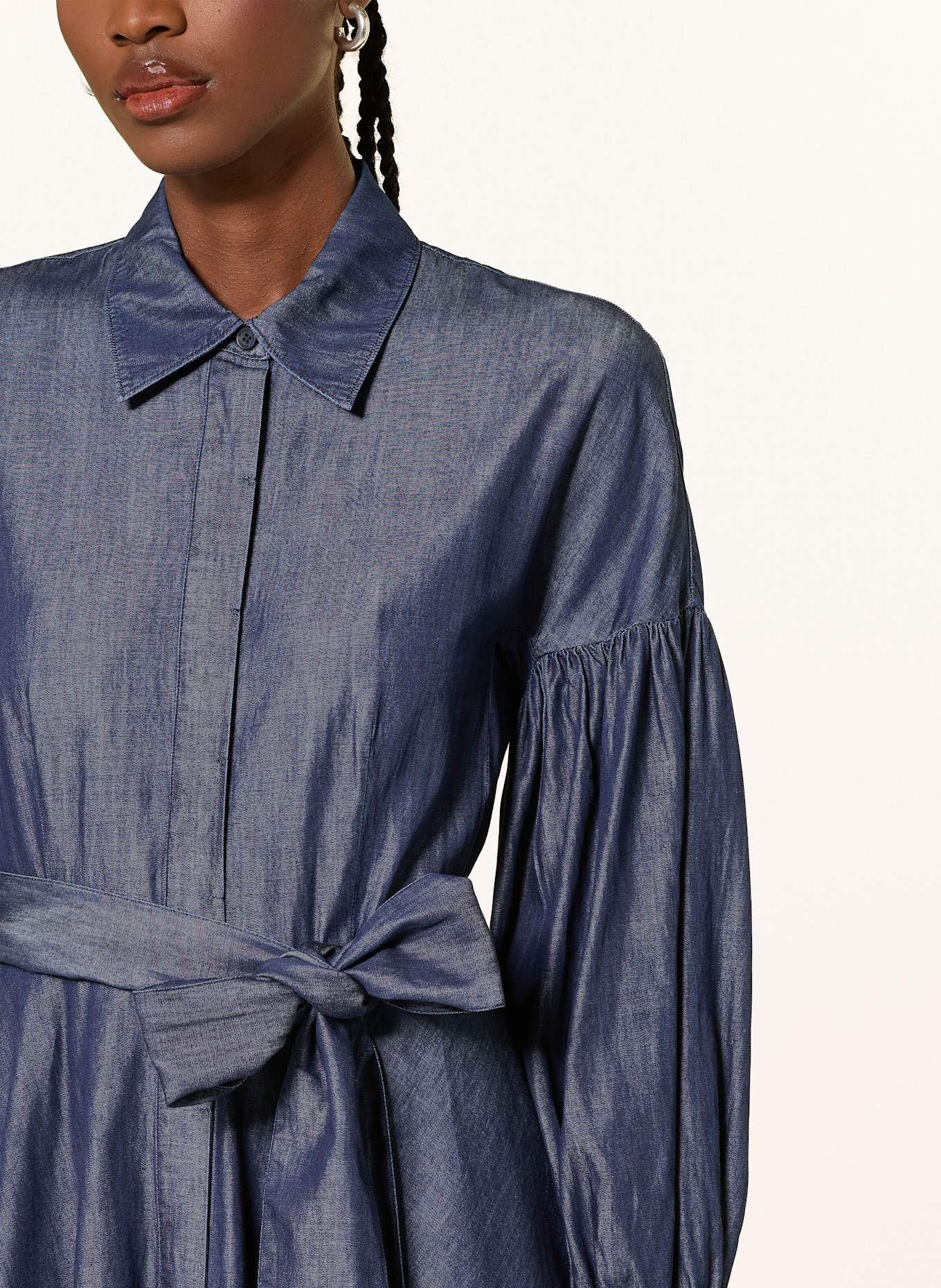 RIANI Džínové košilové šaty: 493 dark blue used