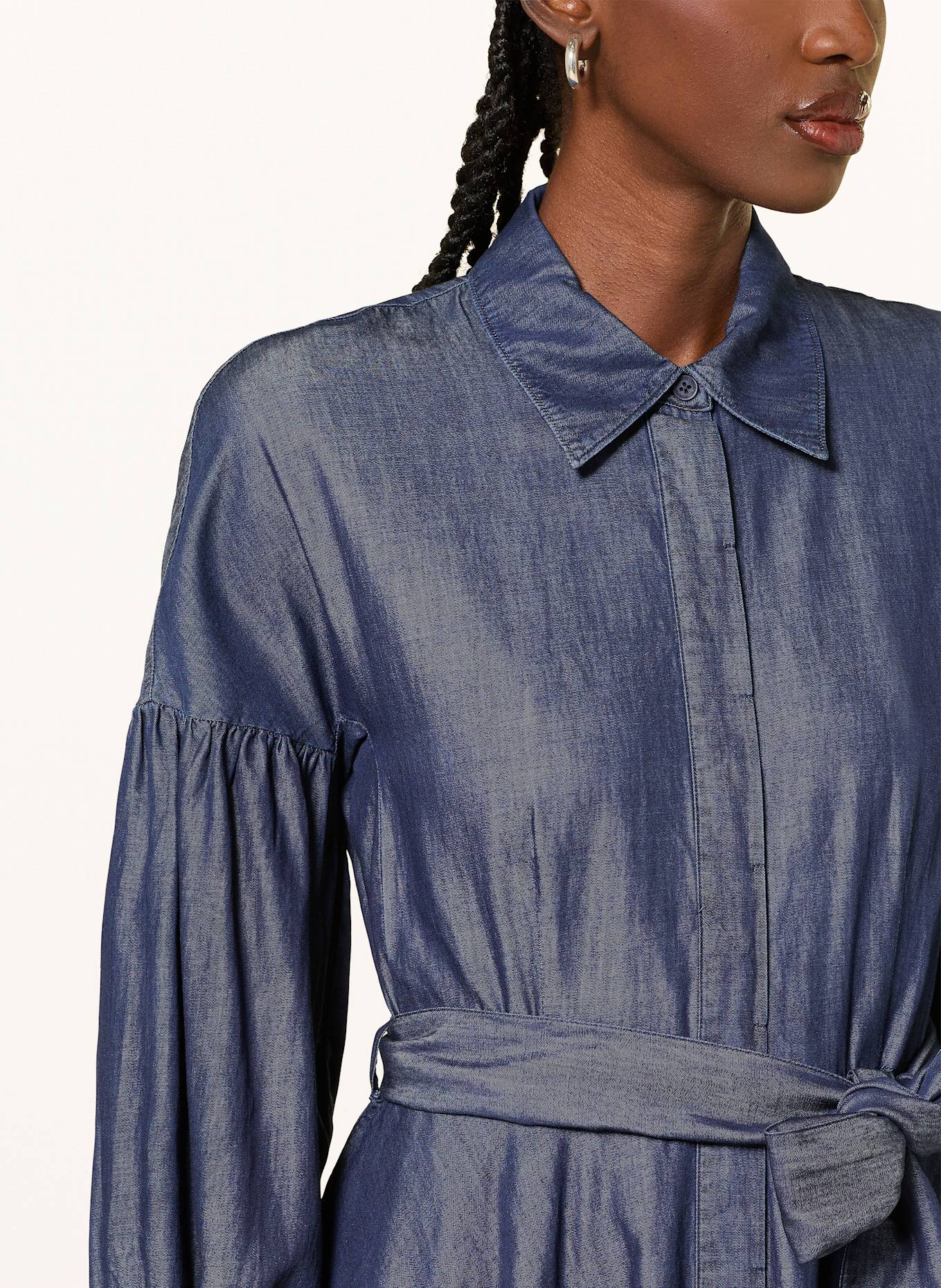 RIANI Džínové košilové šaty: 493 dark blue used