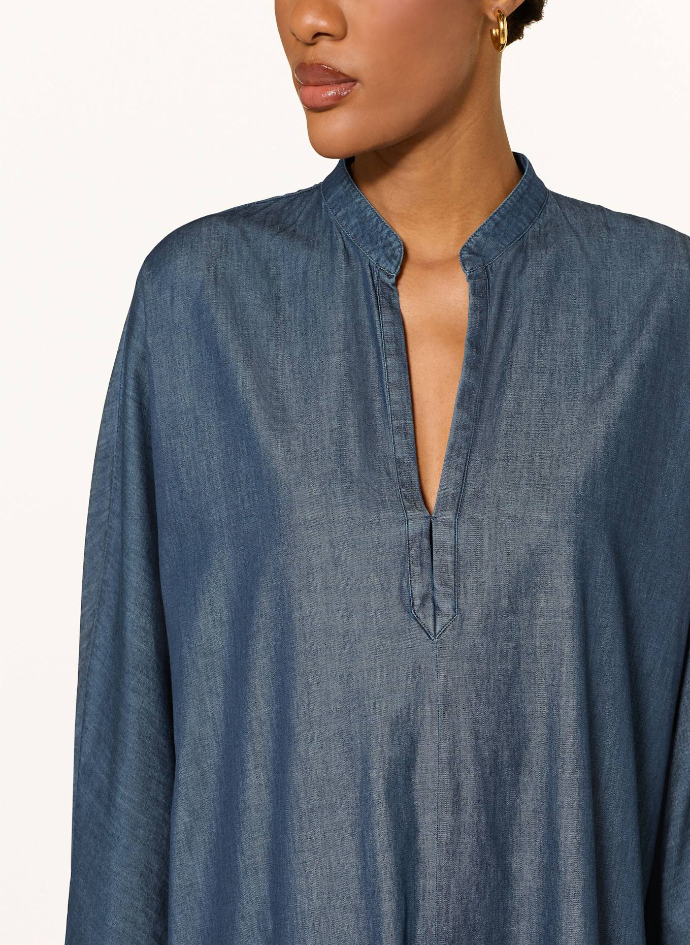 RIANI Blusenshirt in Jeansoptik: 493 dark blue used