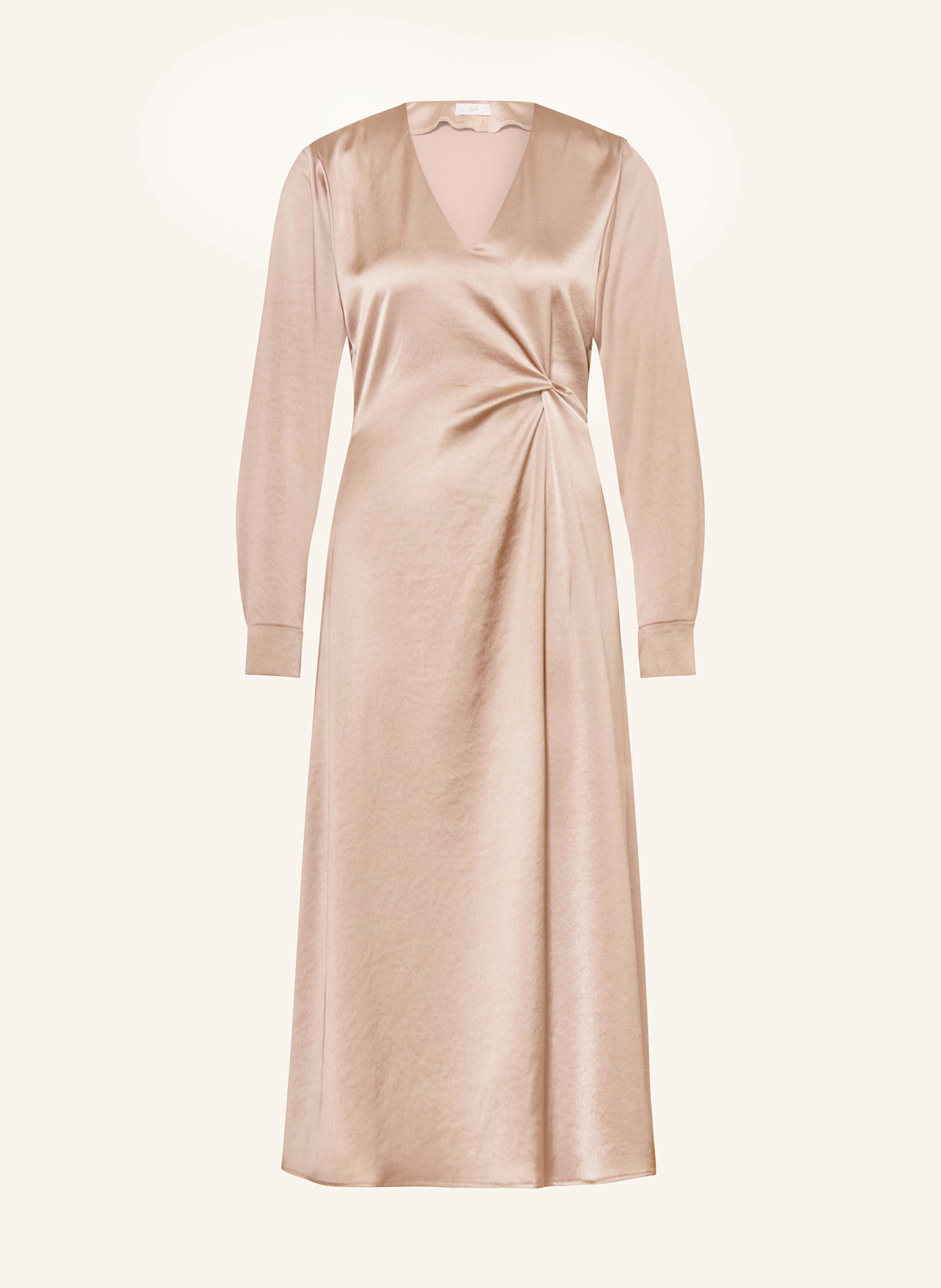 RIANI Satinkleid: TAUPE