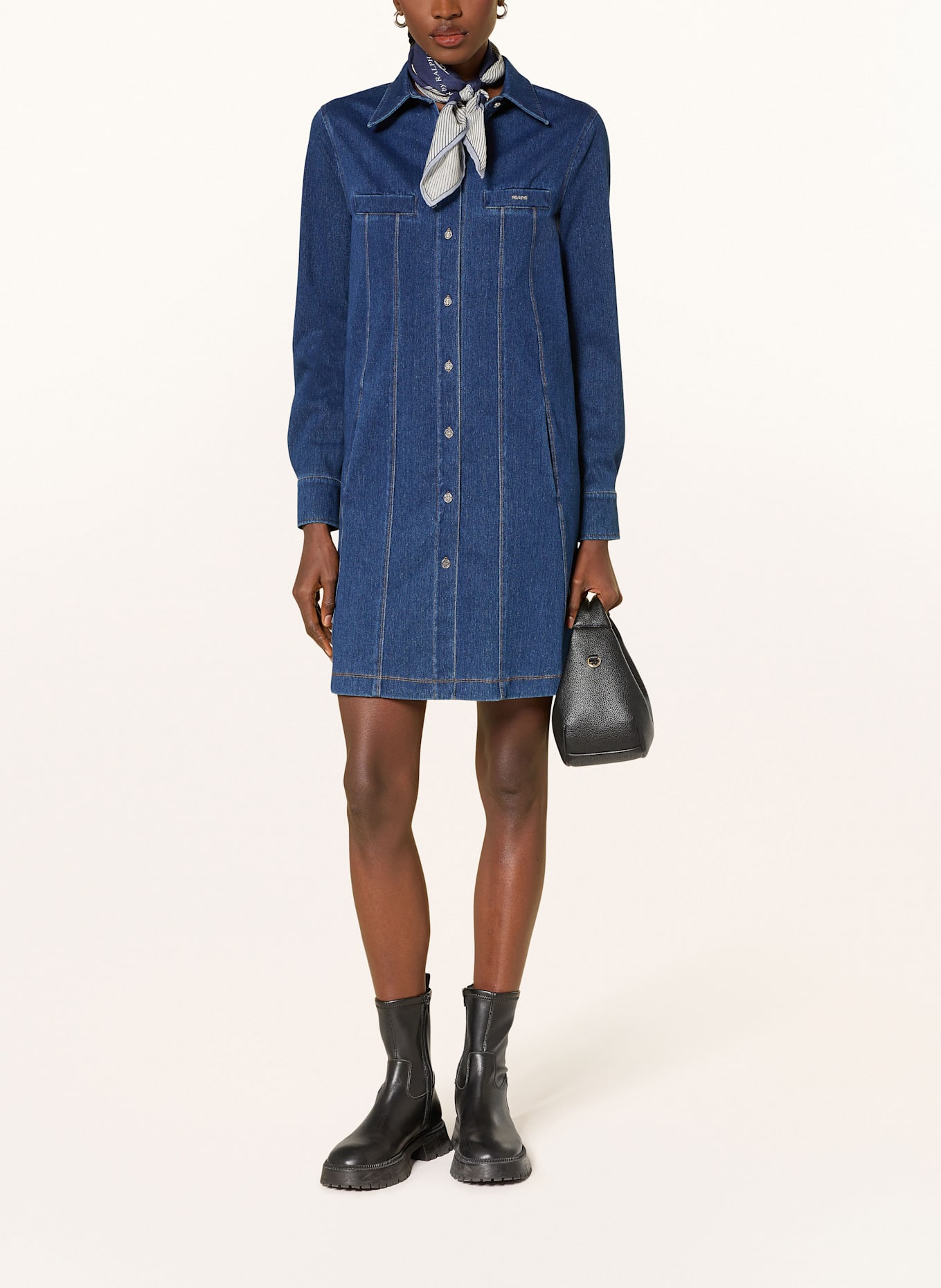 RIANI Jeans-Hemdblusenkleid: 423 light authentic blue