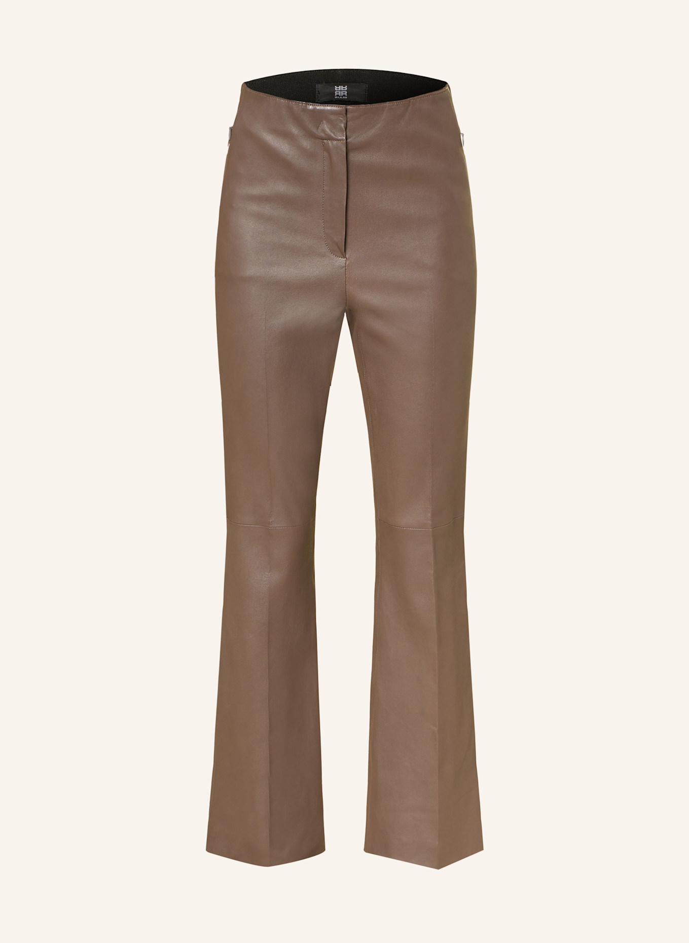 RIANI Lederhose: TAUPE