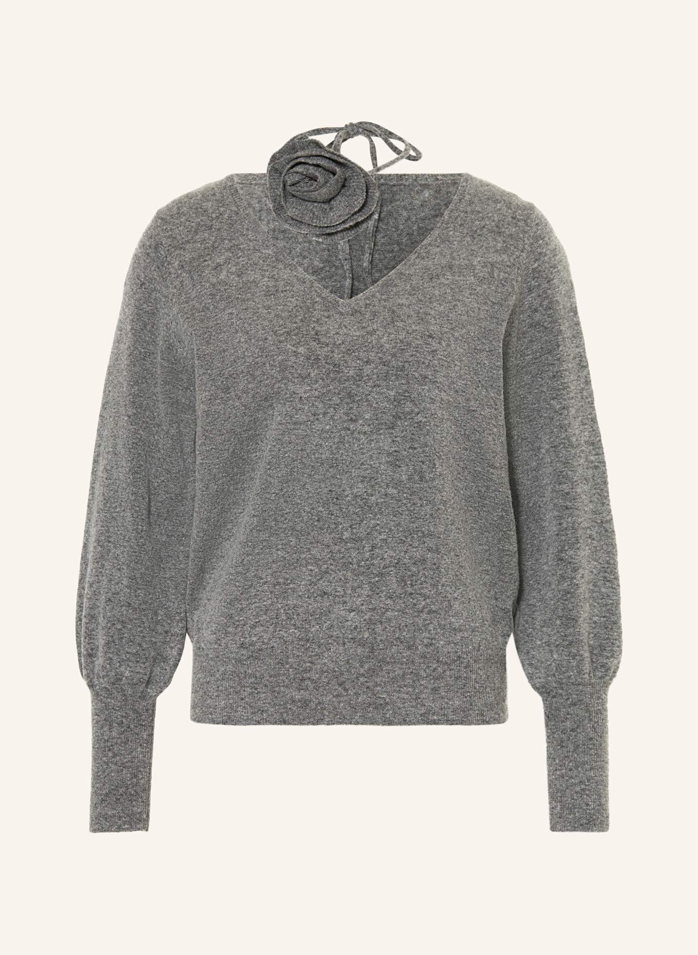 YERSE Pullover FLORE: GRAU