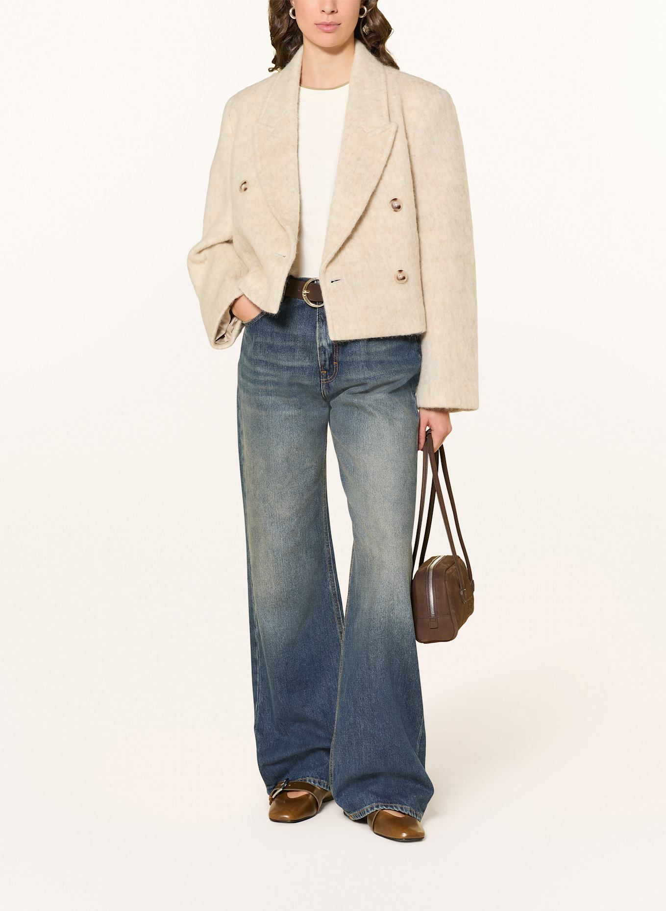 MRS & HUGS Jacke: CREME