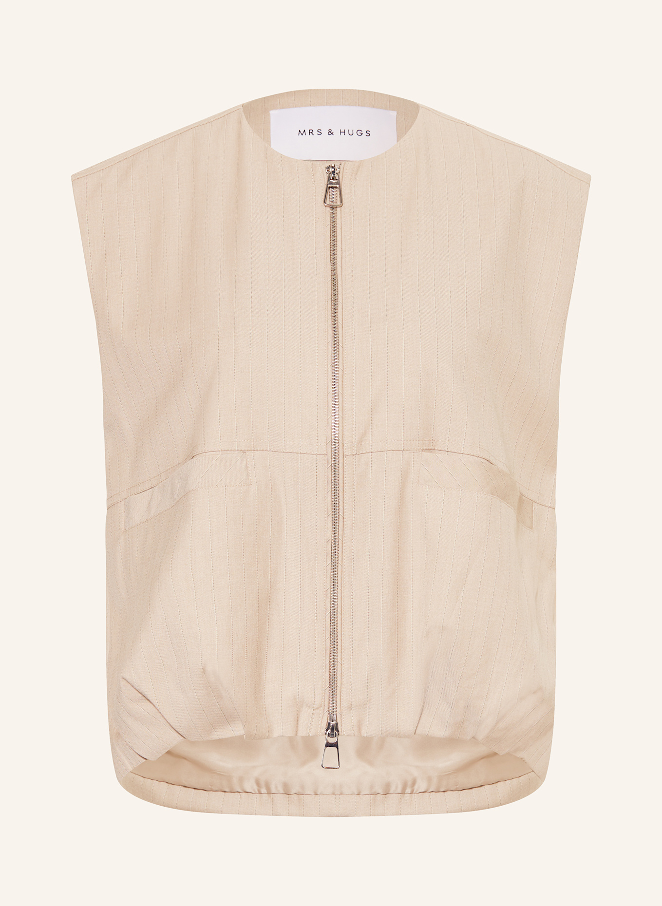 MRS & HUGS Vest: BEIGE