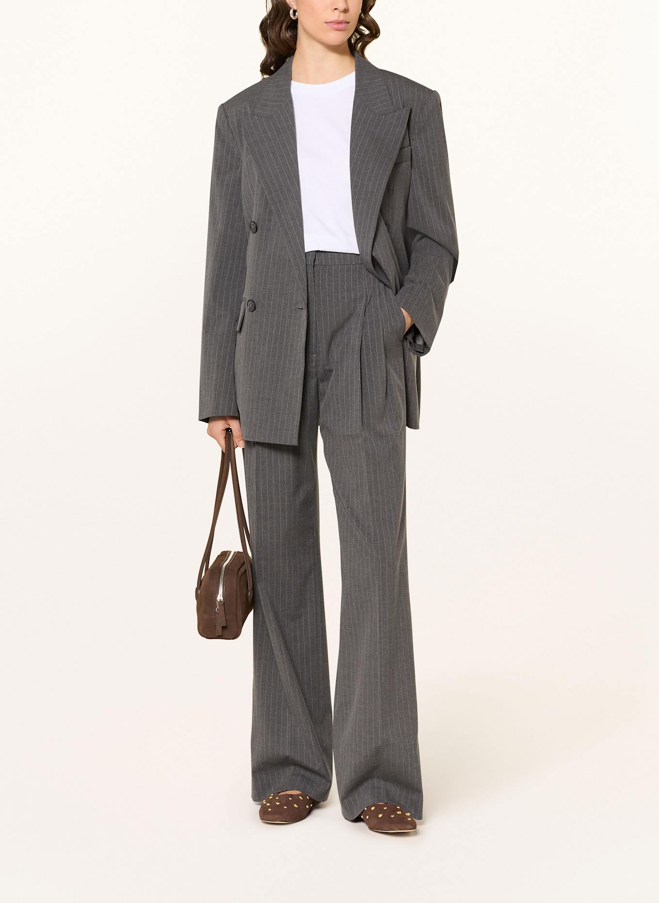 MRS & HUGS Spodnie marlena: CZIEMNOSZARY