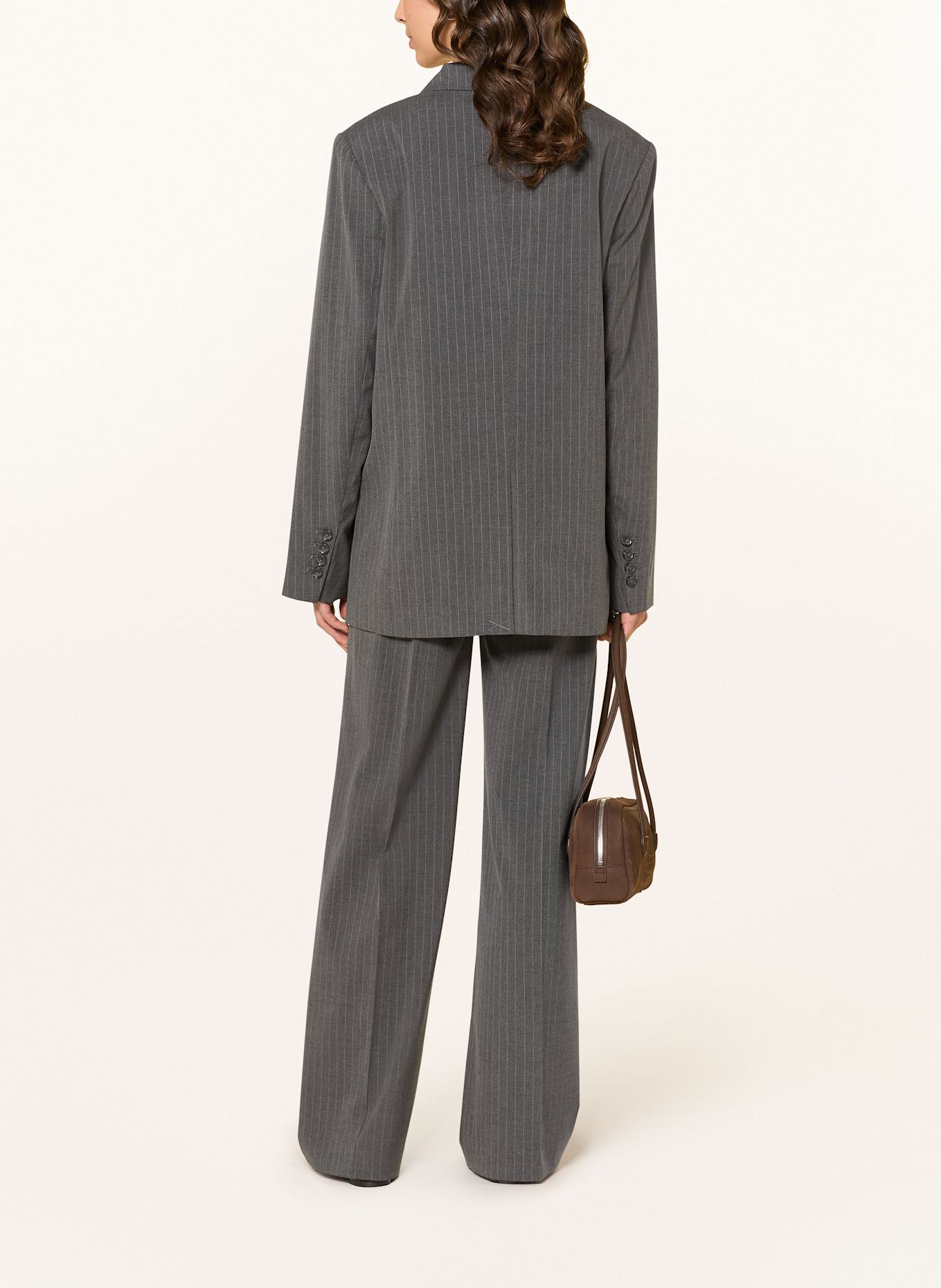 MRS & HUGS Spodnie marlena: CZIEMNOSZARY