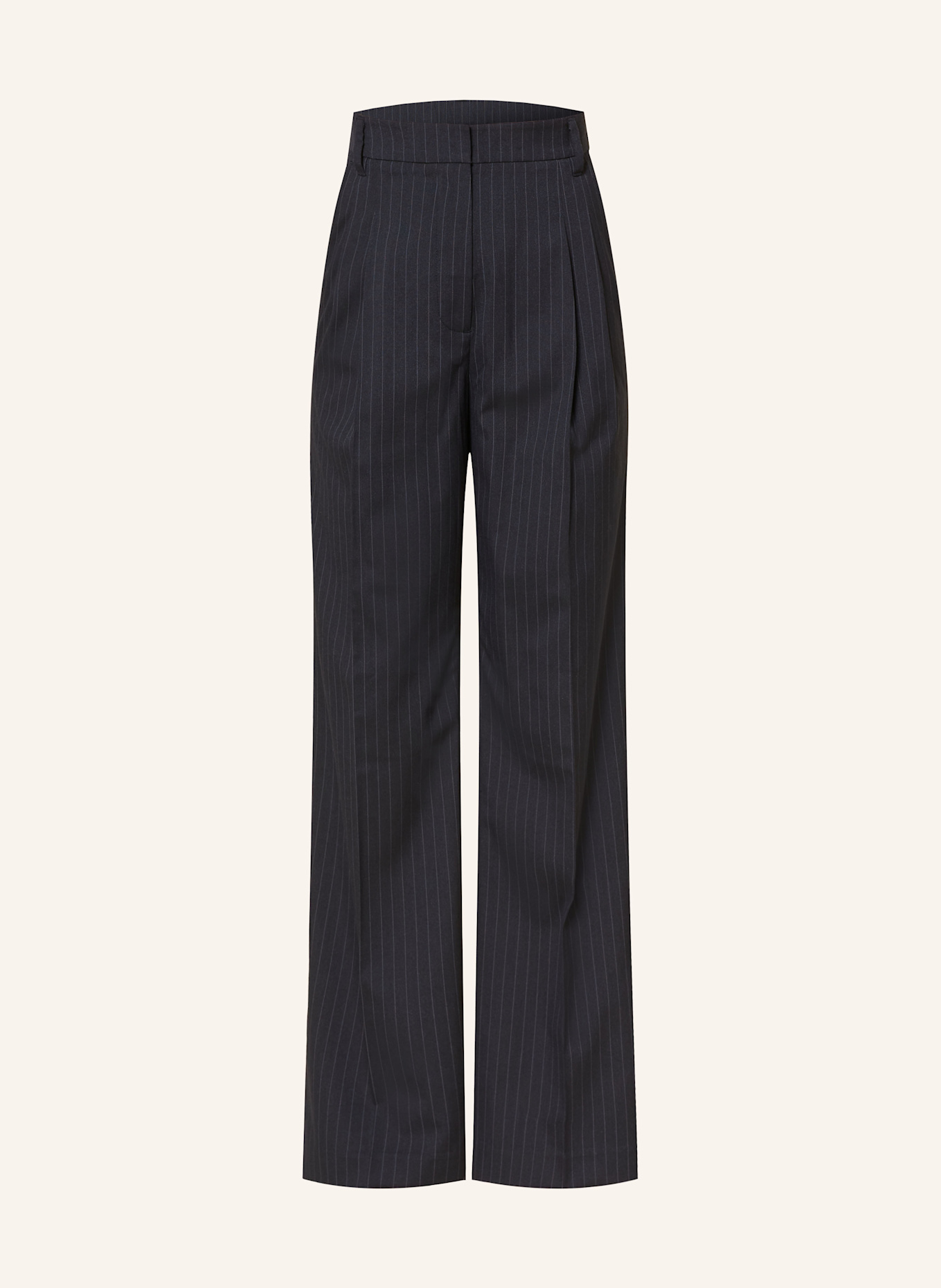 MRS & HUGS Spodnie marlena: GRANATOWY