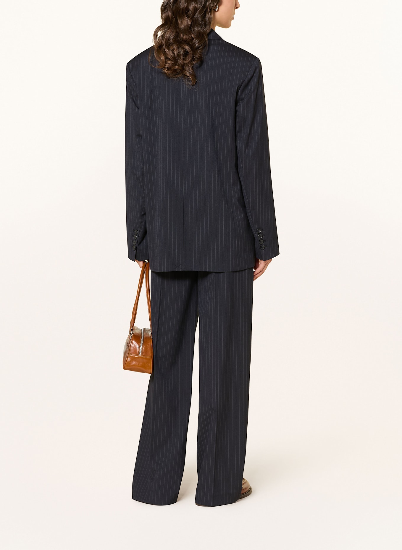 MRS & HUGS Spodnie marlena: GRANATOWY