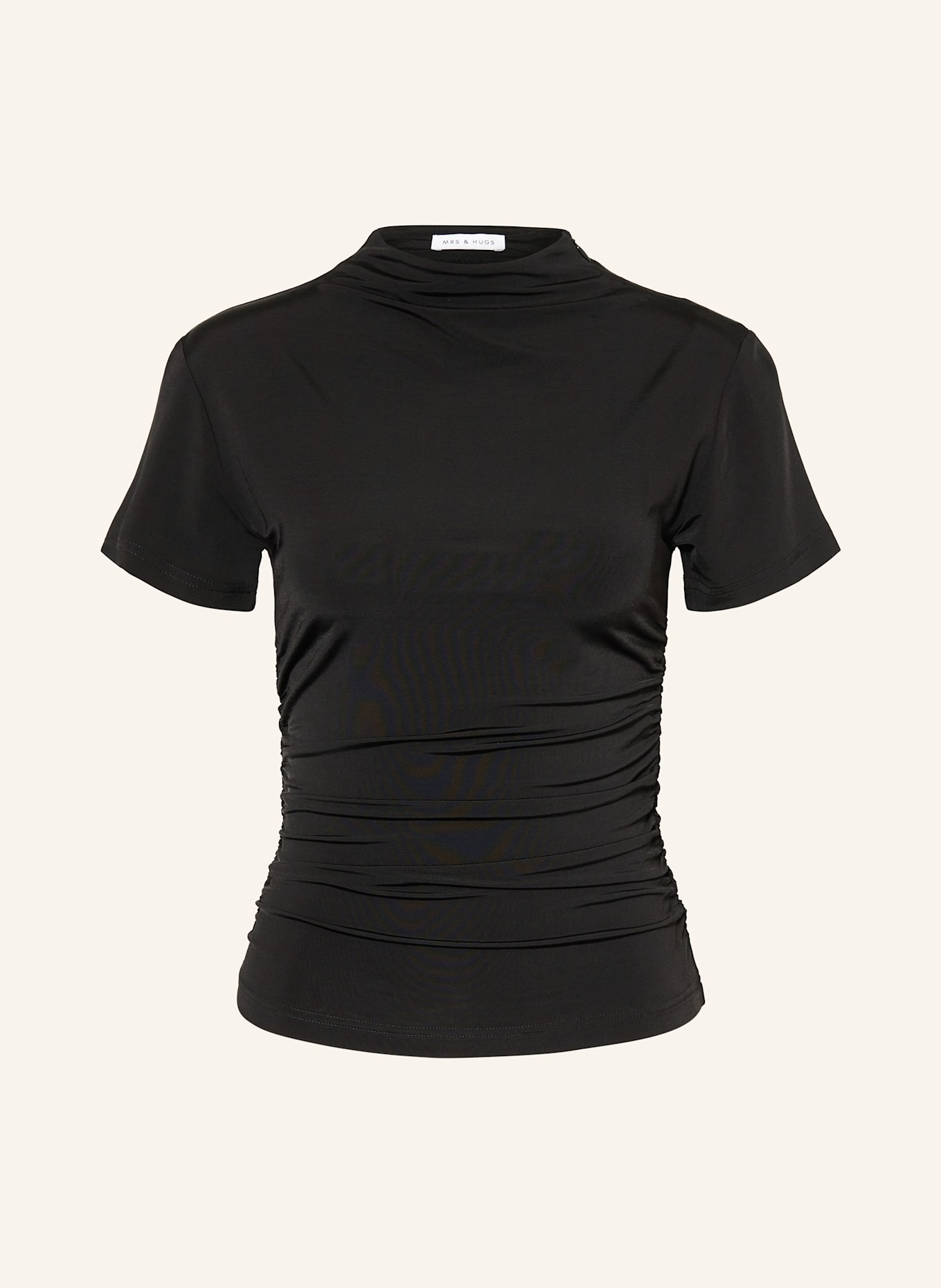 MRS & HUGS T-shirt: BLACK