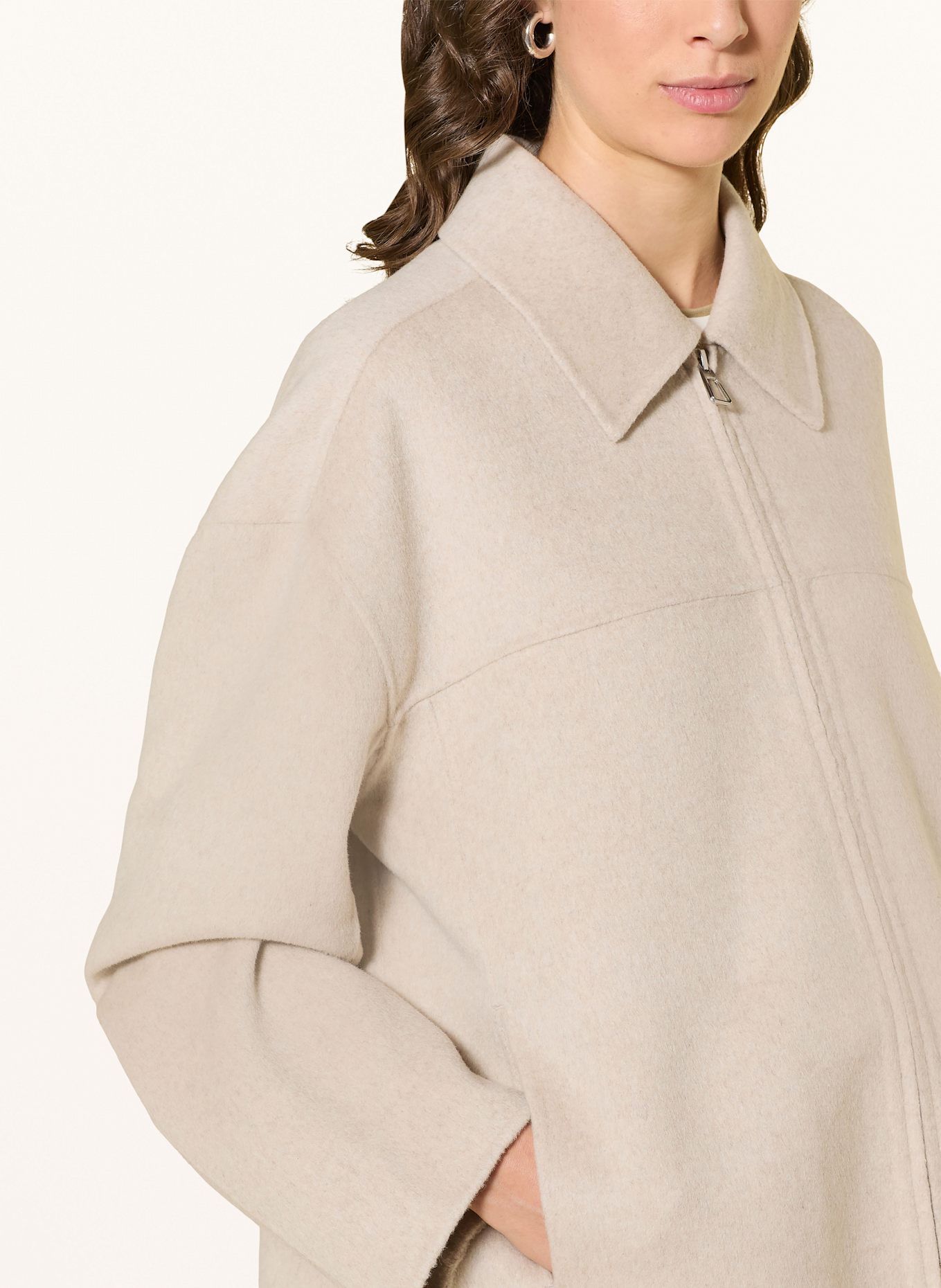 MRS & HUGS Boxy jacket: CREAM