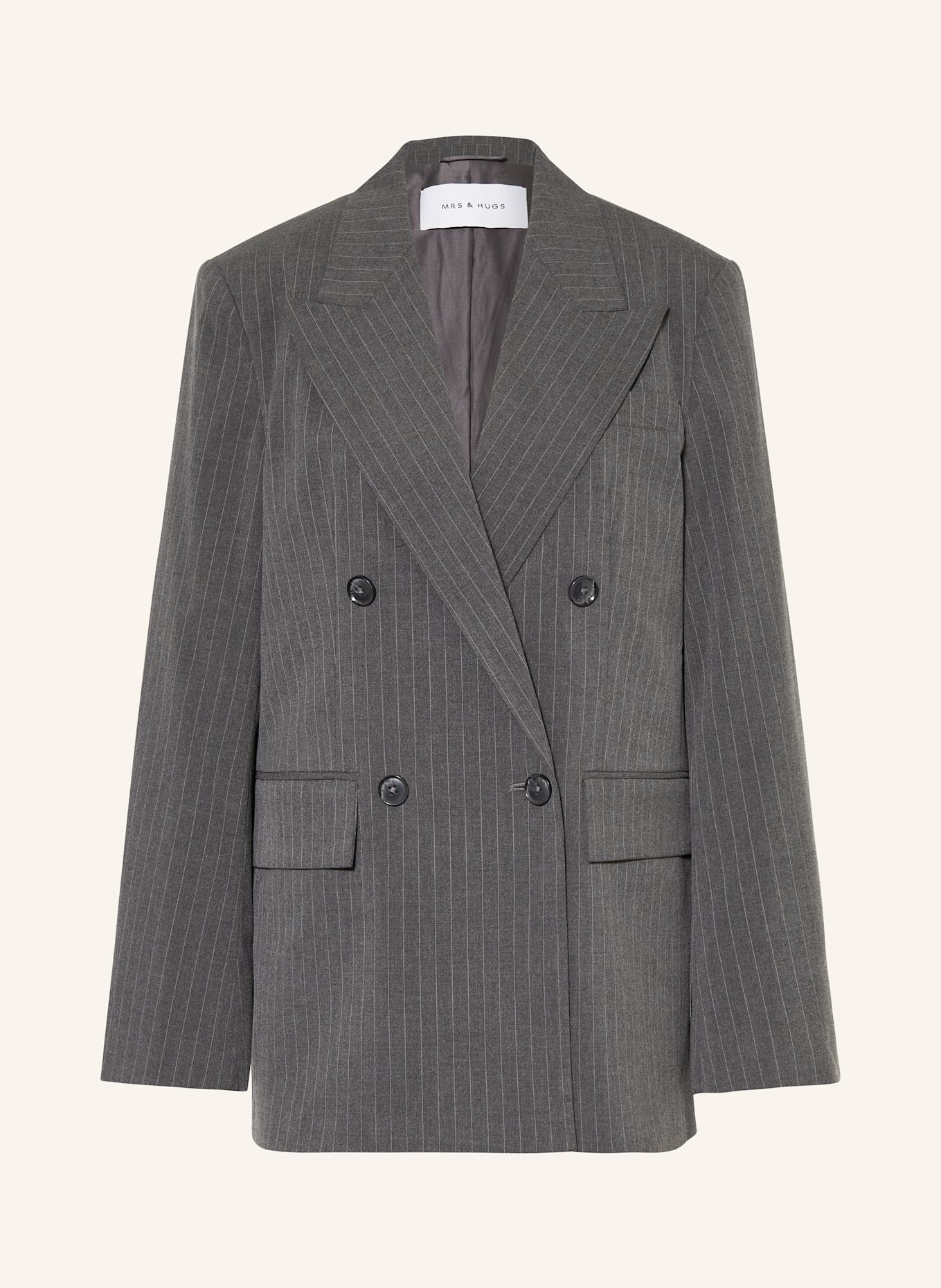 MRS & HUGS Blazer: DARK GRAY