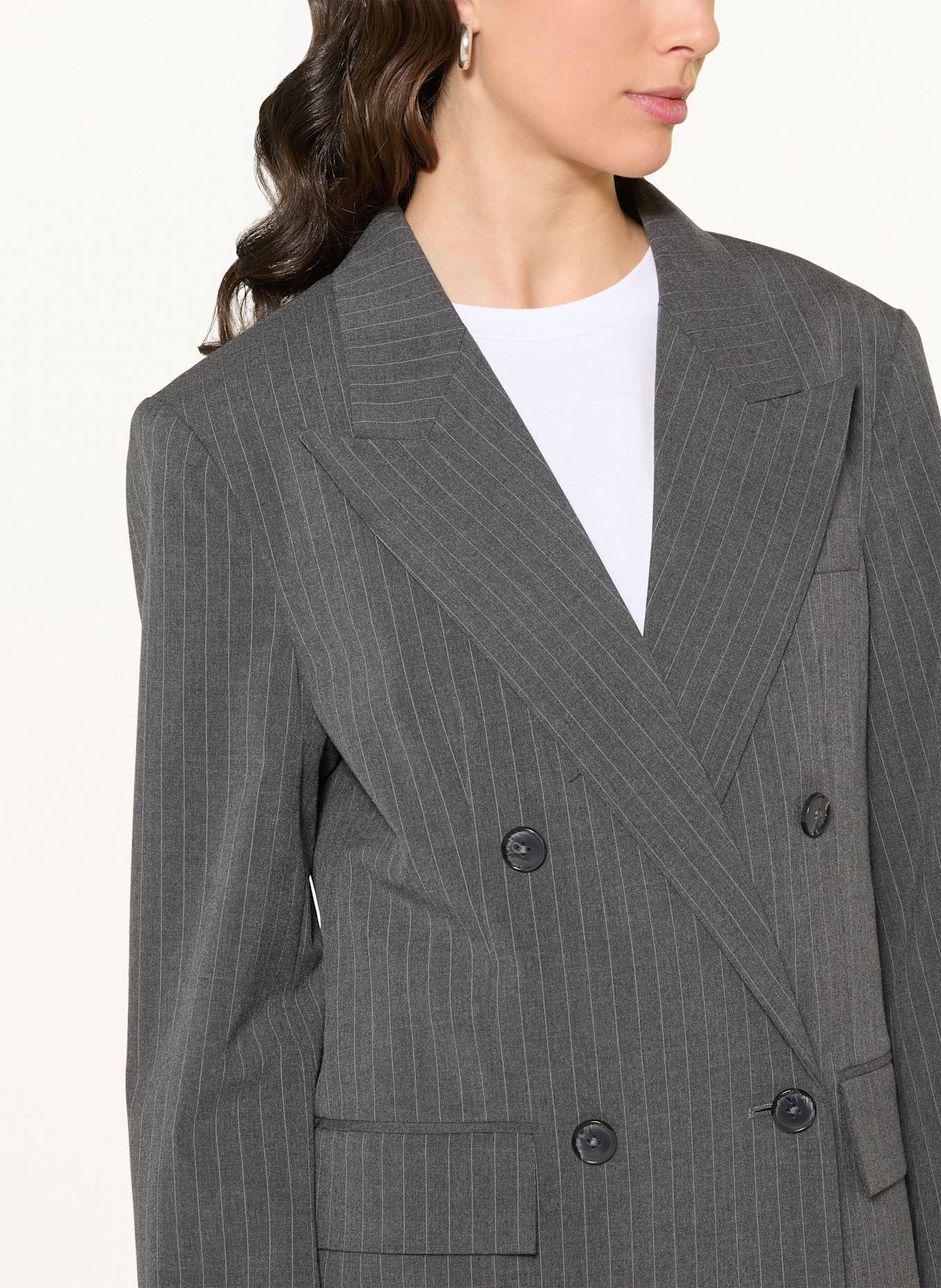 MRS & HUGS Blazer: DARK GRAY