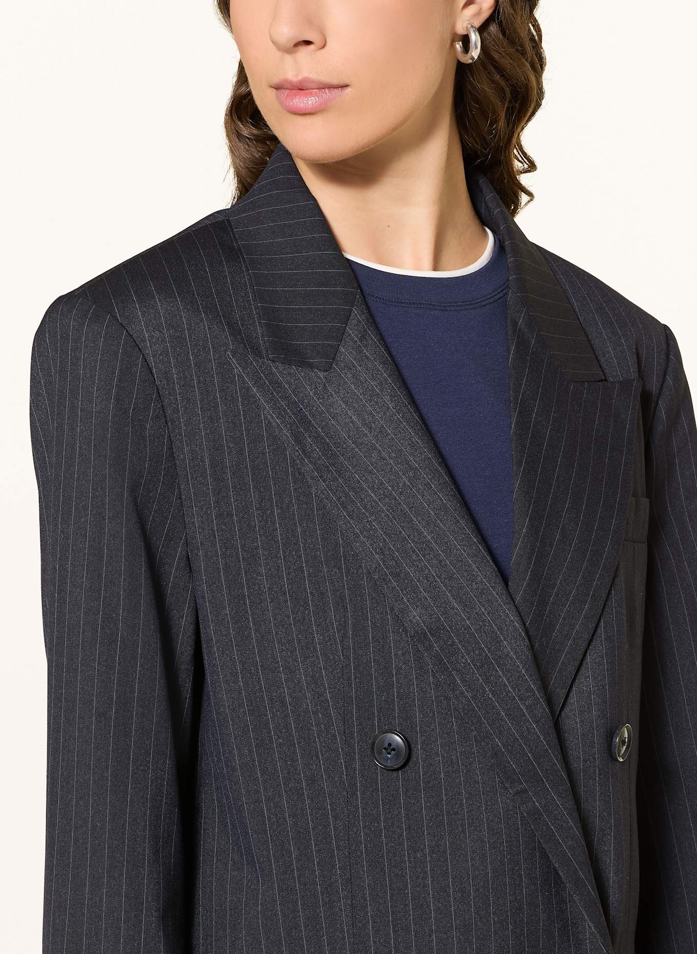 MRS & HUGS Blazer: DARK BLUE