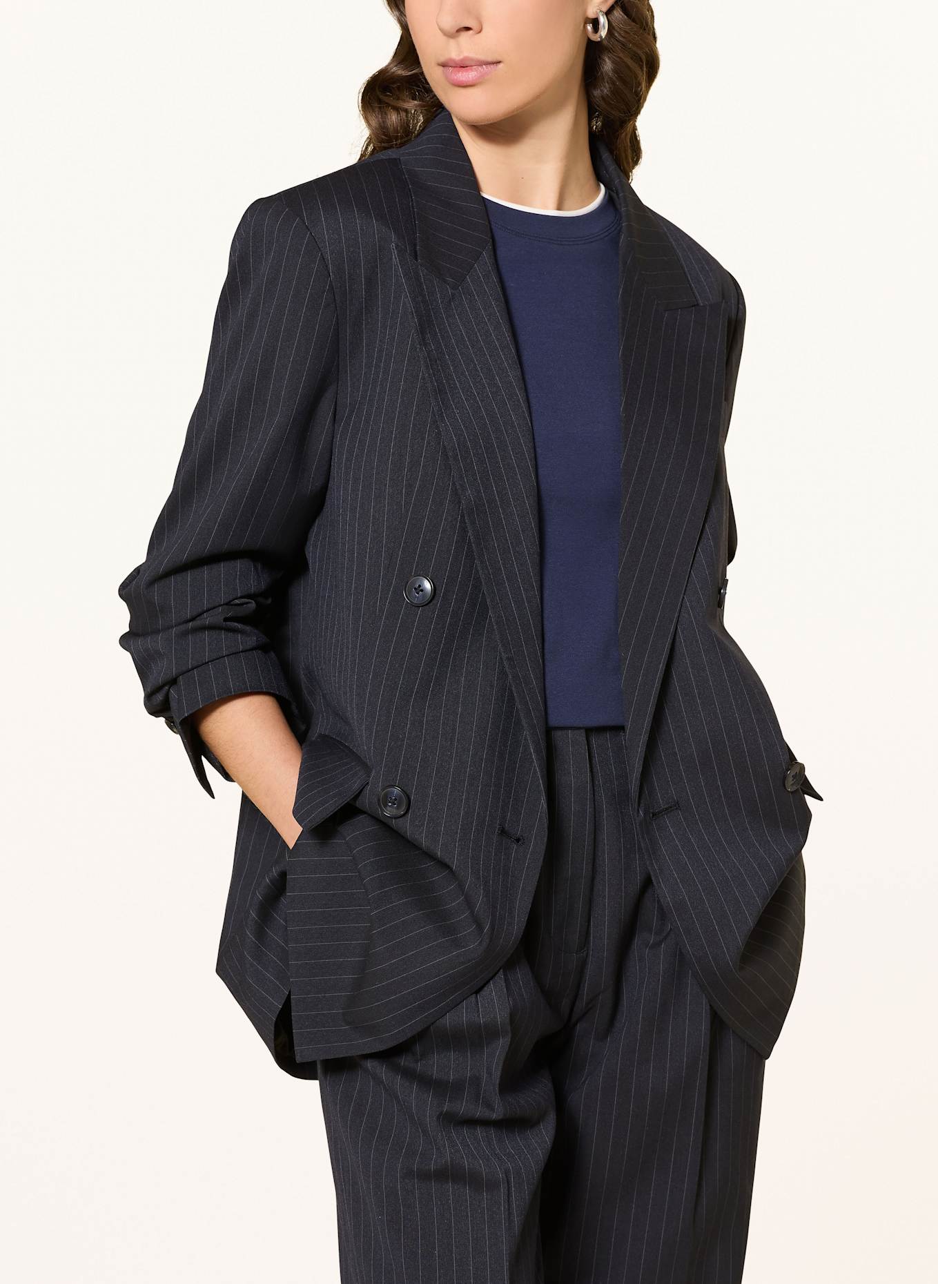 MRS & HUGS Blazer: DARK BLUE