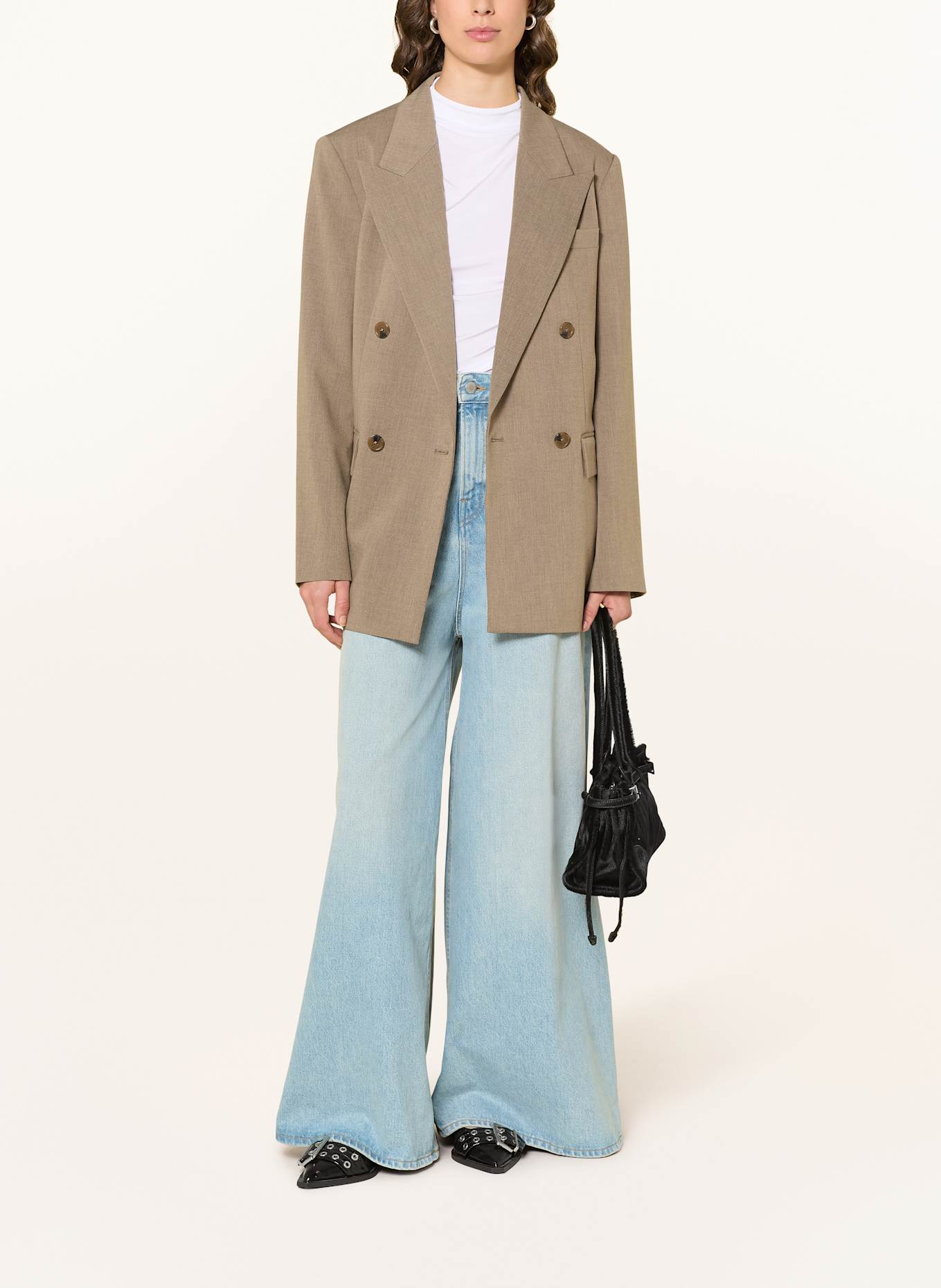 MRS & HUGS Blezer: SZAROBRĄZOWY