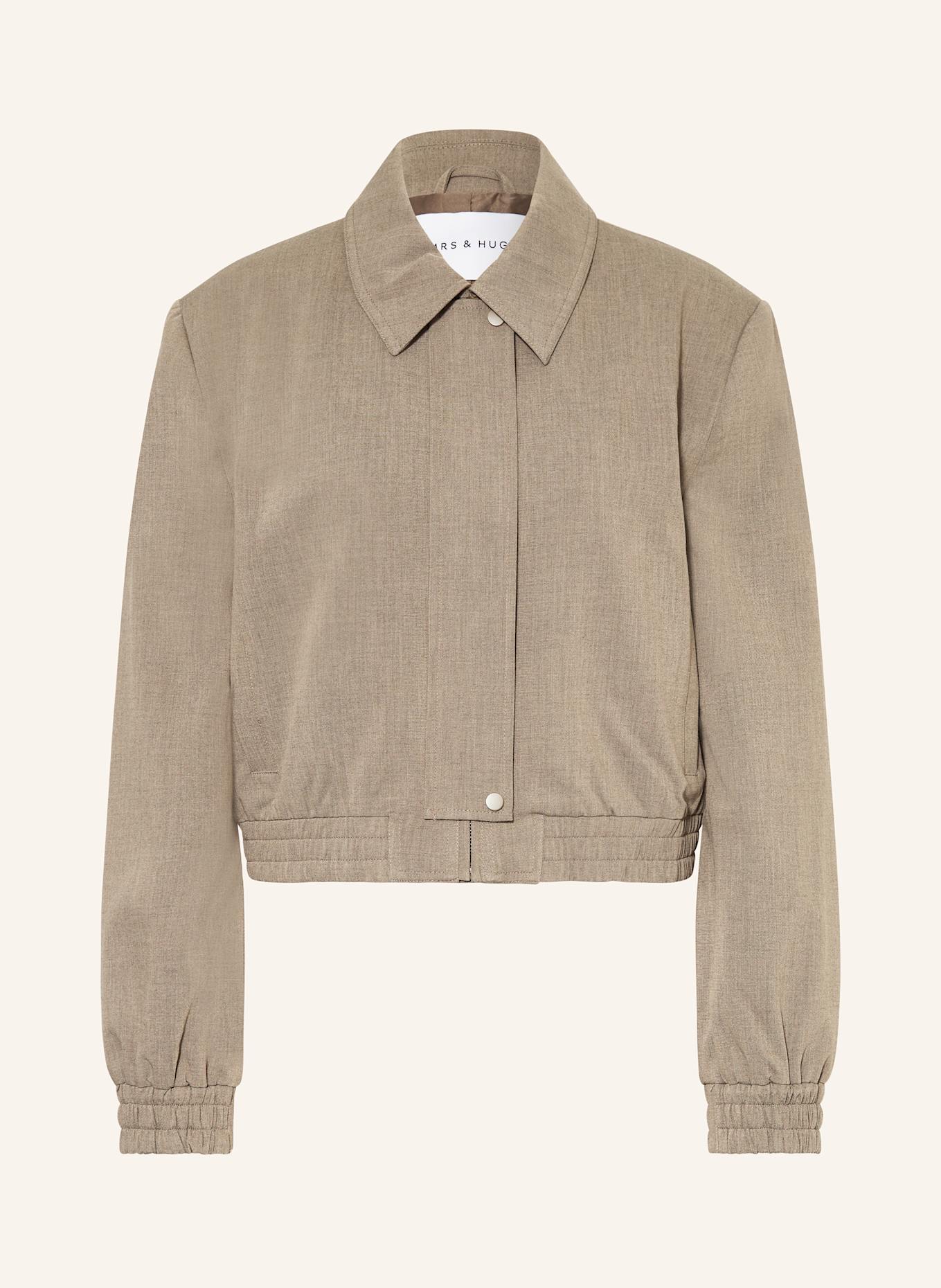 MRS & HUGS Bluzon: SZAROBRĄZOWY