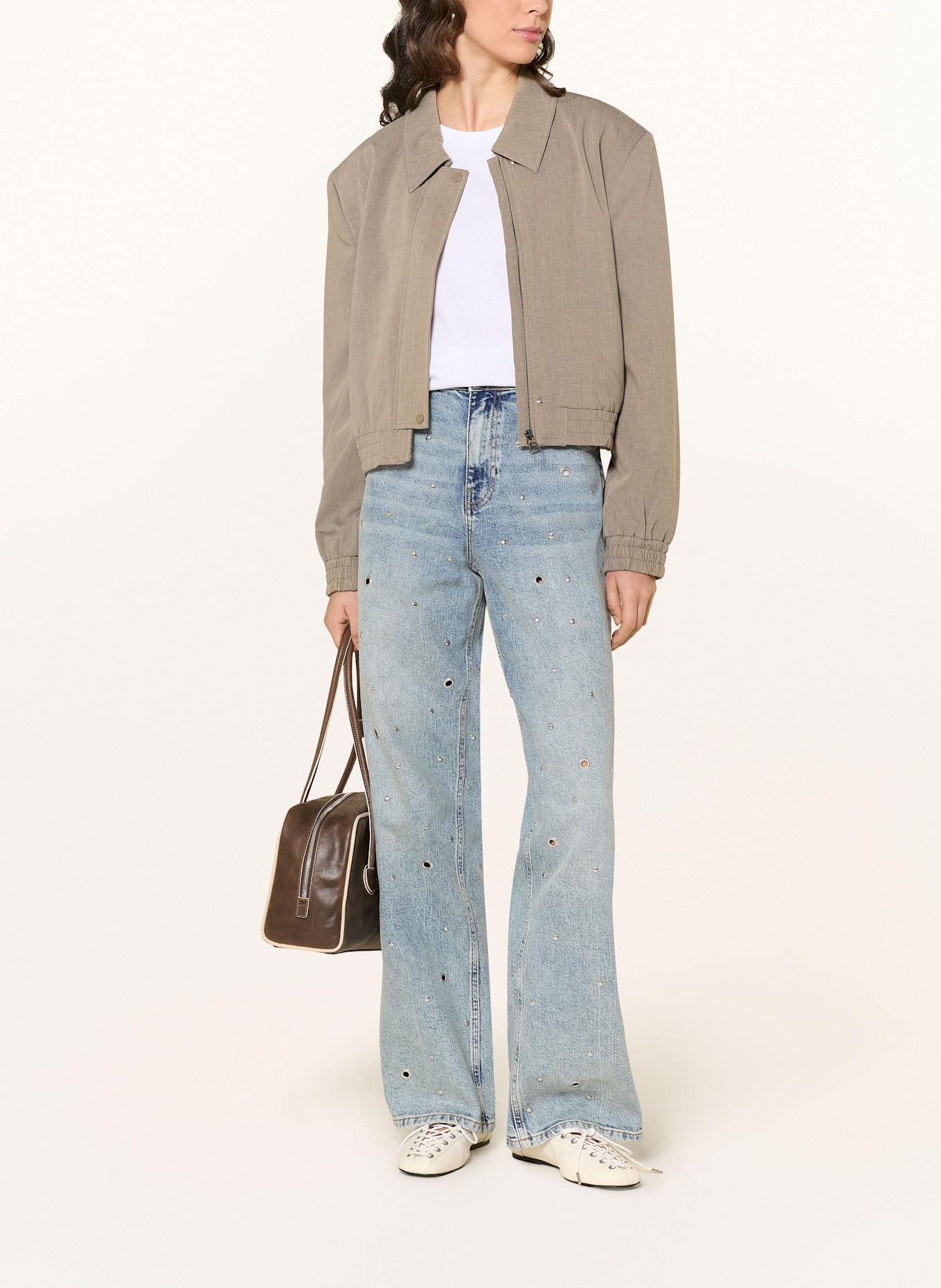 MRS & HUGS Bluzon: SZAROBRĄZOWY