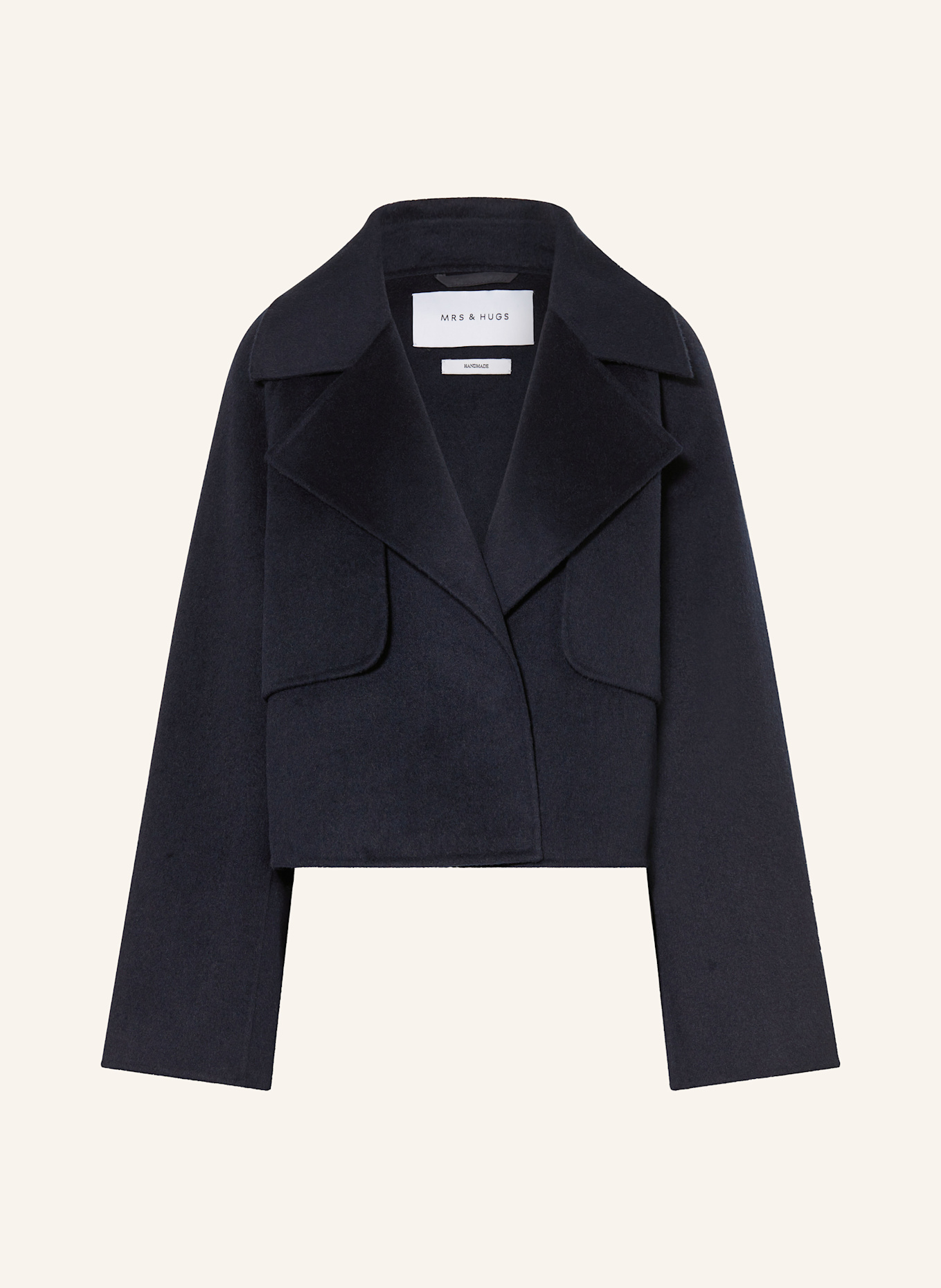 MRS & HUGS Kastenjacke: DUNKELBLAU