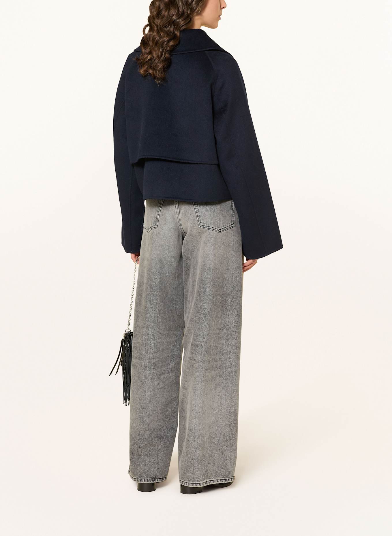 MRS & HUGS Kastenjacke: DUNKELBLAU