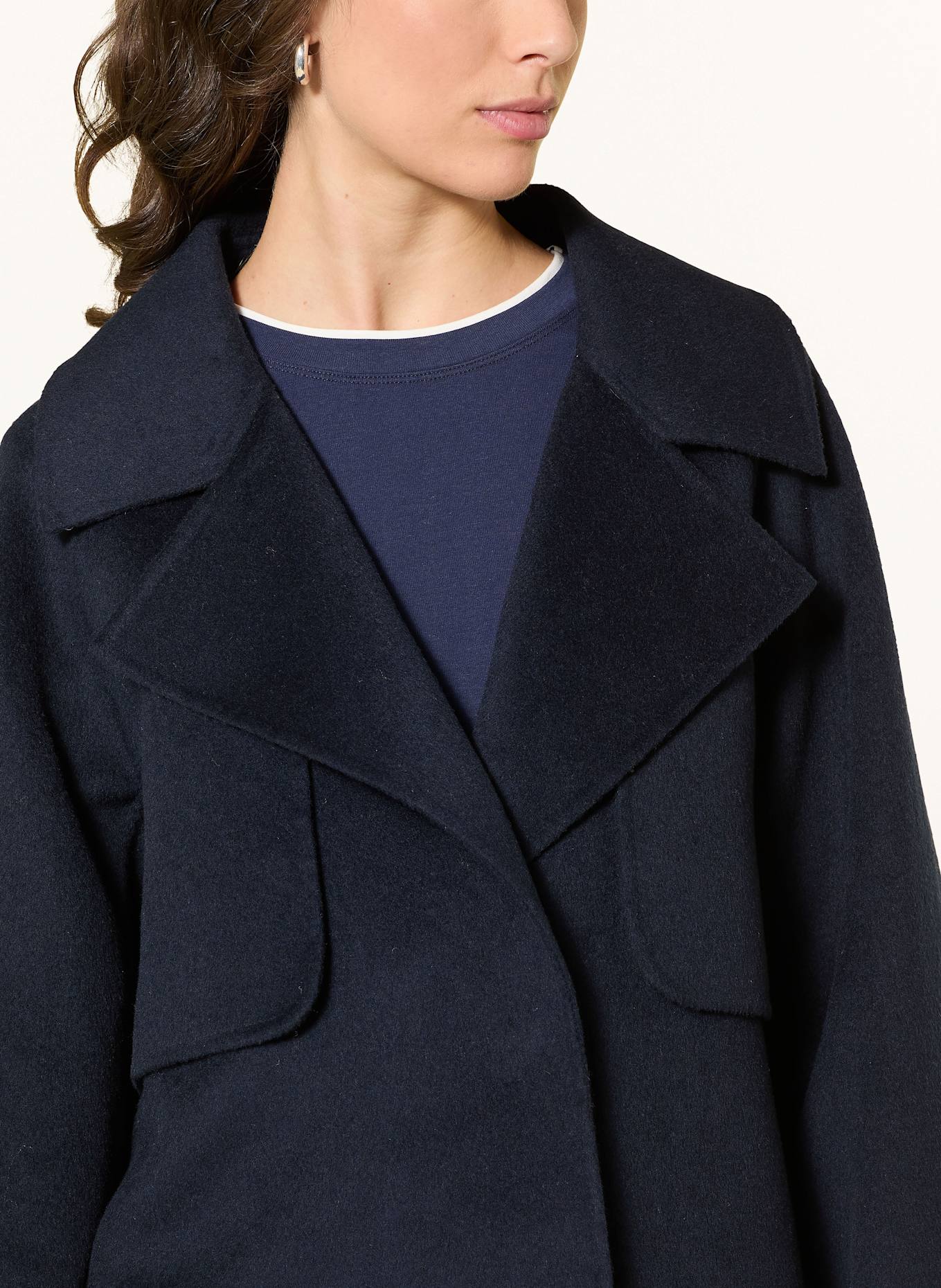 MRS & HUGS Kastenjacke: DUNKELBLAU