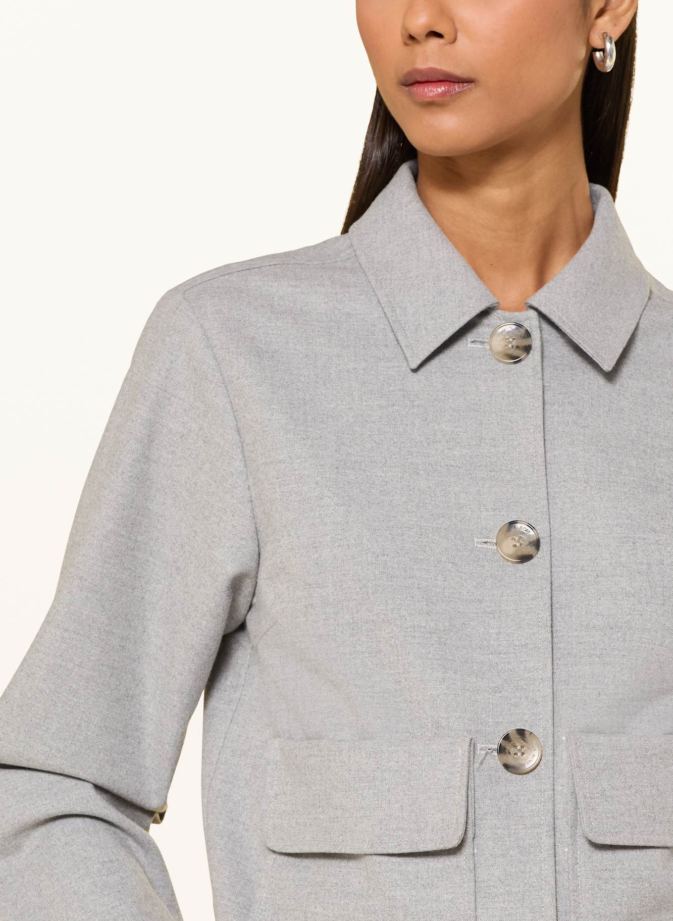 MORE & MORE Kastenjacke: HELLGRAU