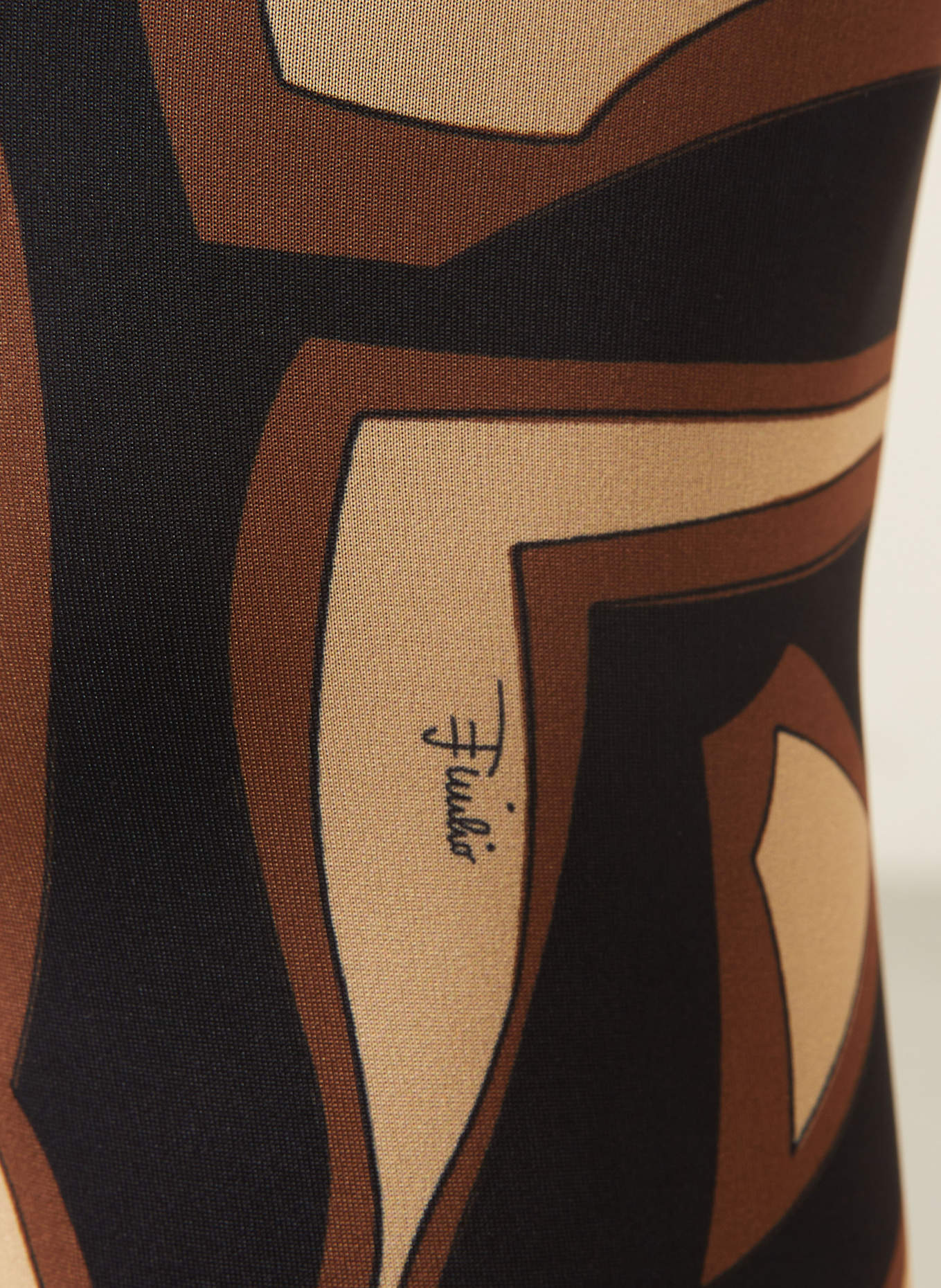 PUCCI Strumpfhose mit Geschenkbox: SCHWARZ / HELLBRAUN / BRAUN