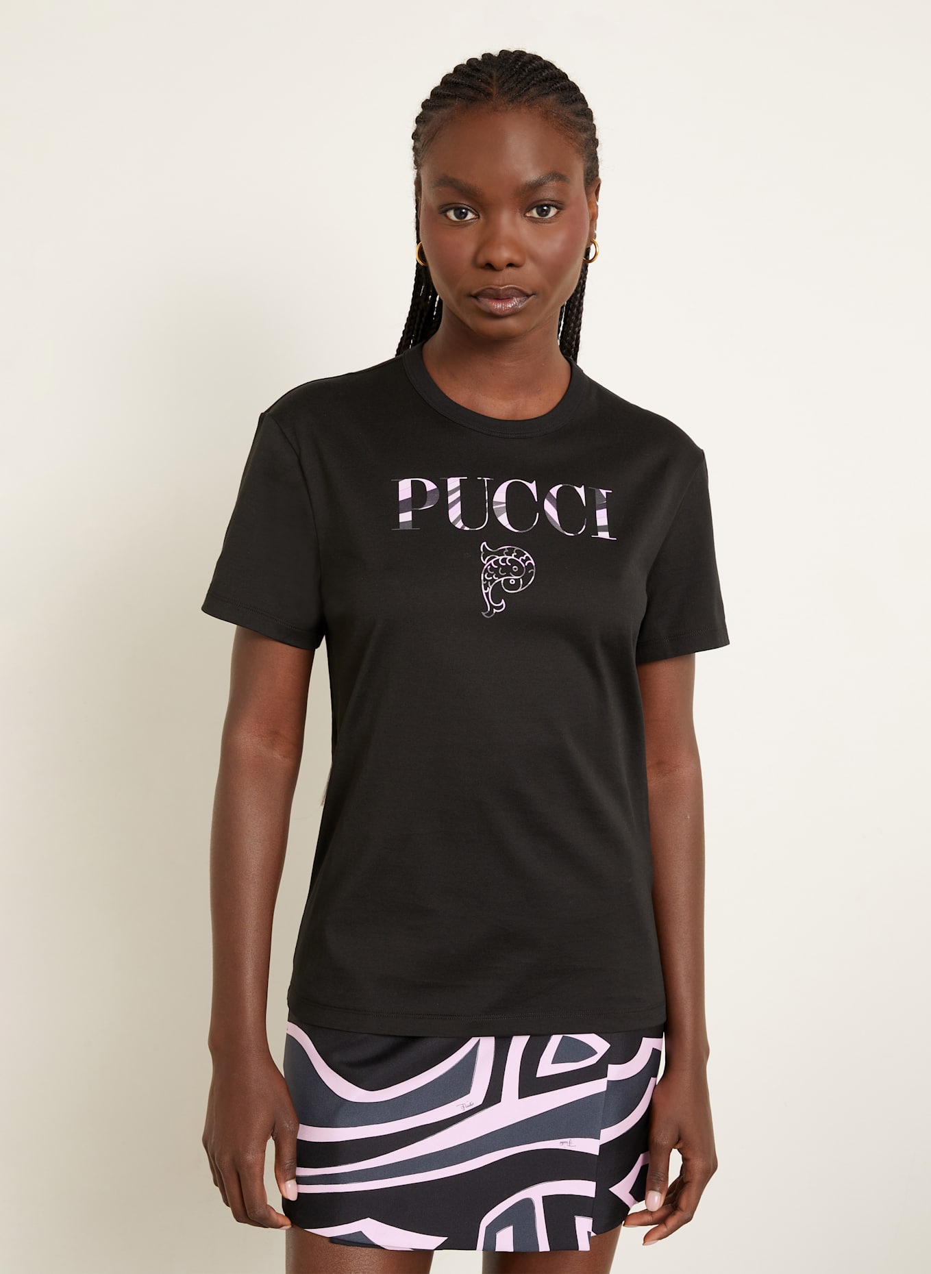PUCCI T-Shirt: SCHWARZ