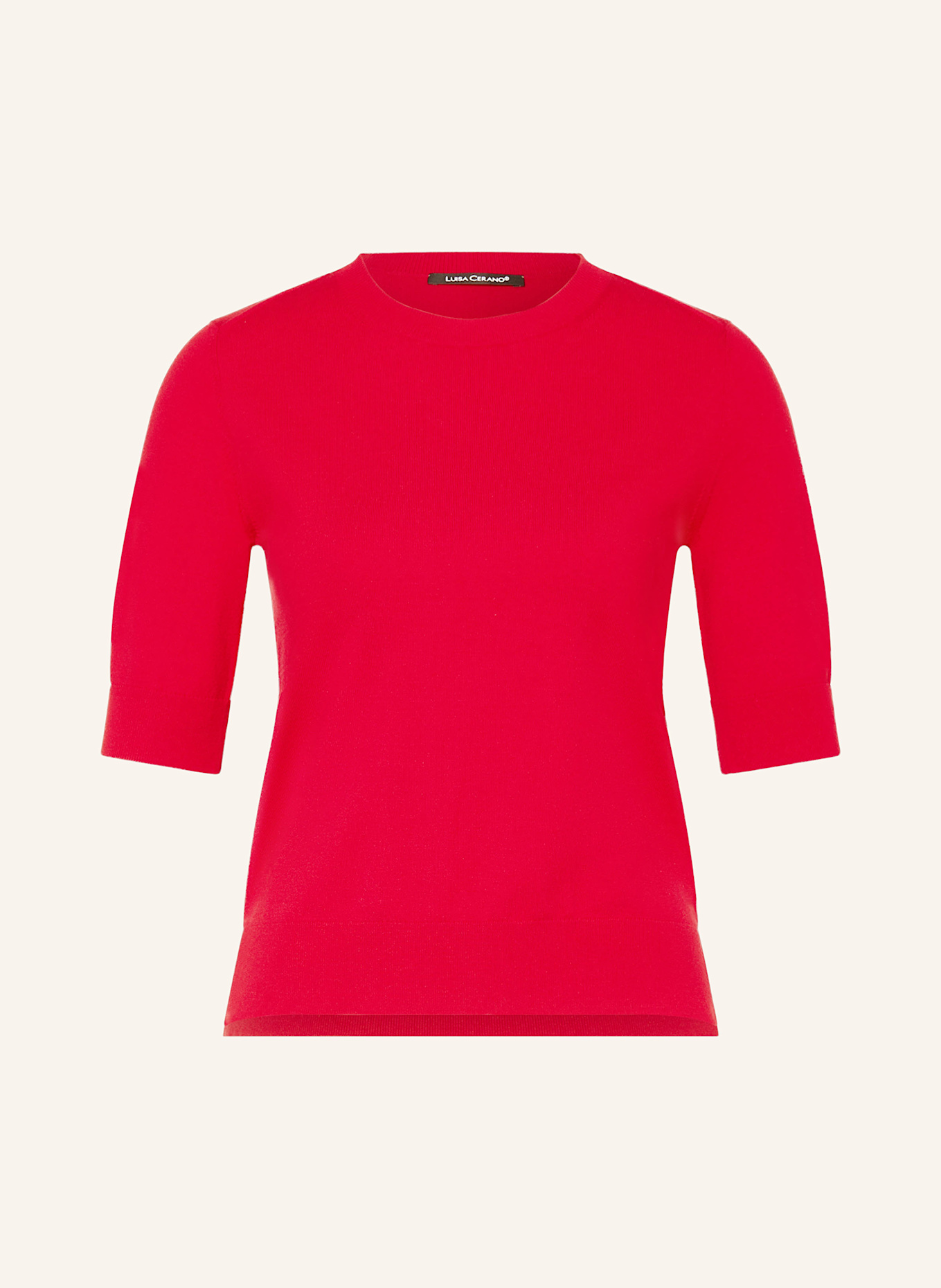 LUISA CERANO Úpletové tričko: ČERVENÁ
