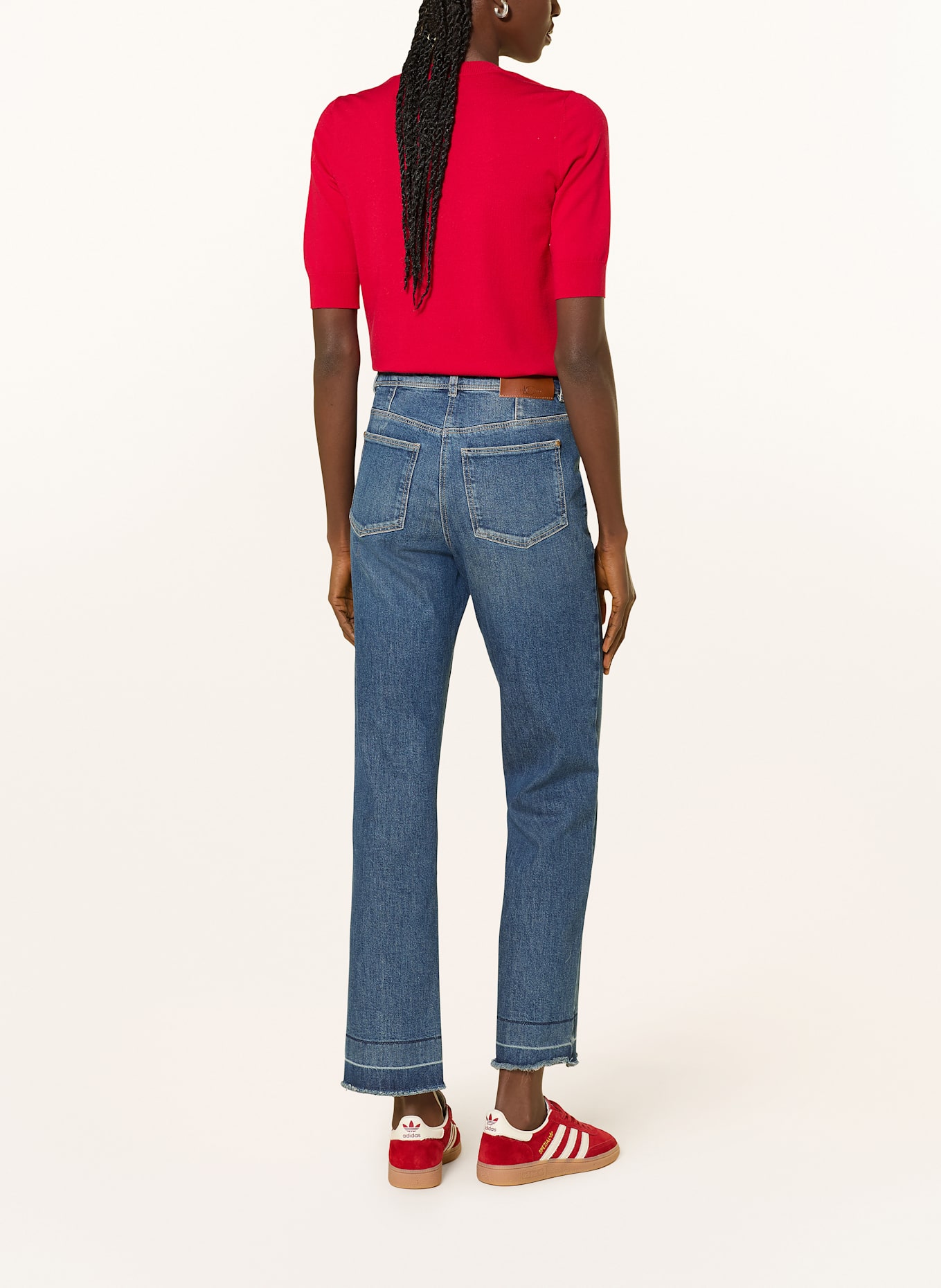 LUISA CERANO Úpletové tričko: ČERVENÁ